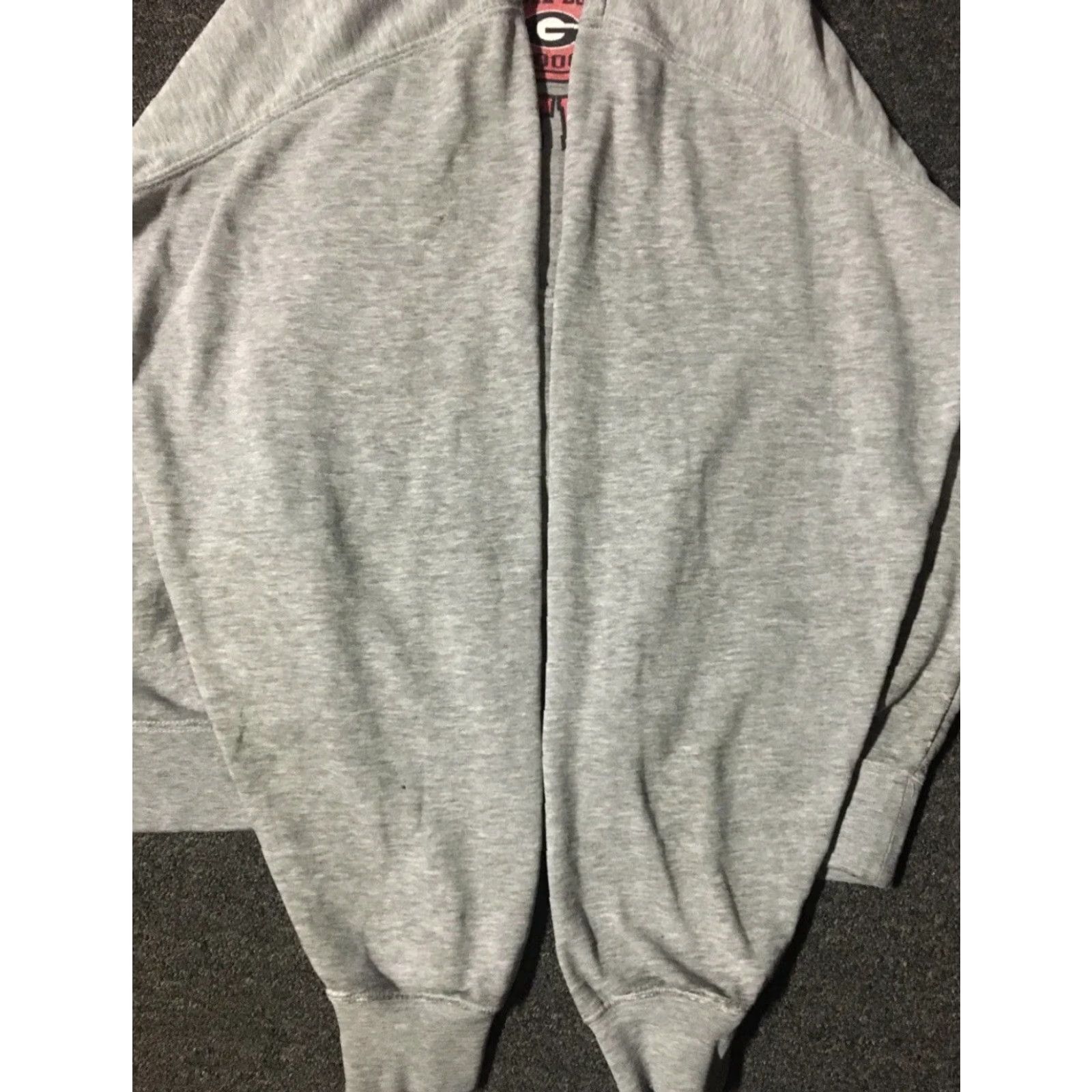 Travis Scott VINTAGE Nike Center Swoosh Georgia Football Hoodie L Gray 90s Grunge Sugar Bowl Men Large Football USA College Retro Sport Mens Size US L / EU 52-54 / 3 - 6 Thumbnail