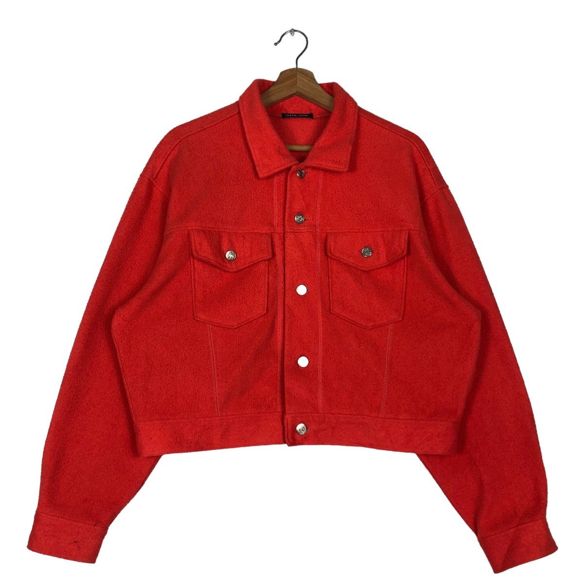 Japanese Brand 🔥Vintage Wool Cropped Jacket Mb Lucas Issey Miyake Japan Size US M / EU 48-50 / 2 - 1 Thumbnail