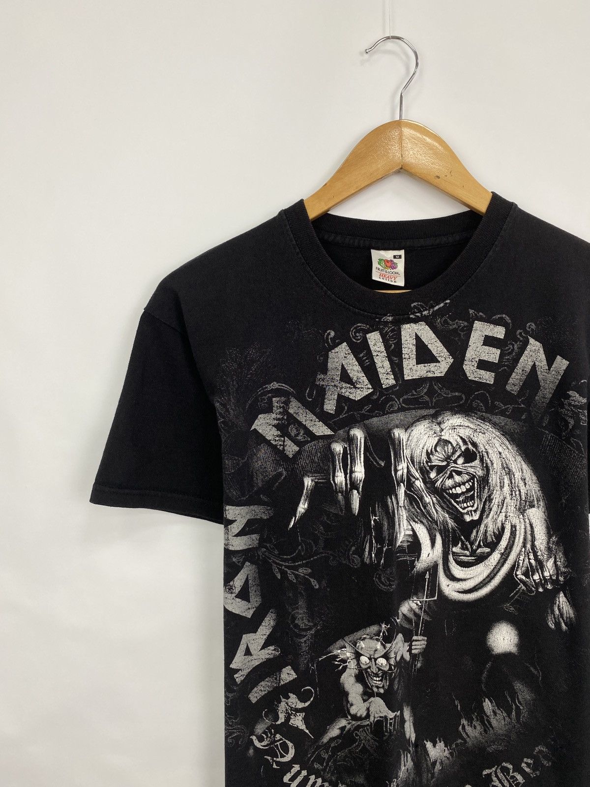 Iron Maiden ☠️ Vintage 90s Iron Maiden Death Skull skeleton rare retro Size US M / EU 48-50 / 2 - 2 Thumbnail