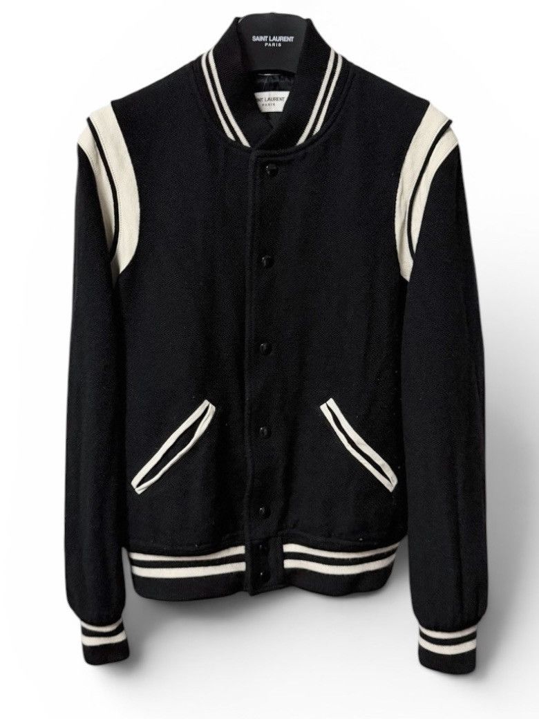 Saint Laurent Paris 22FW Teddy Jacket in Black Size US M / EU 48-50 / 2 - 1 Thumbnail