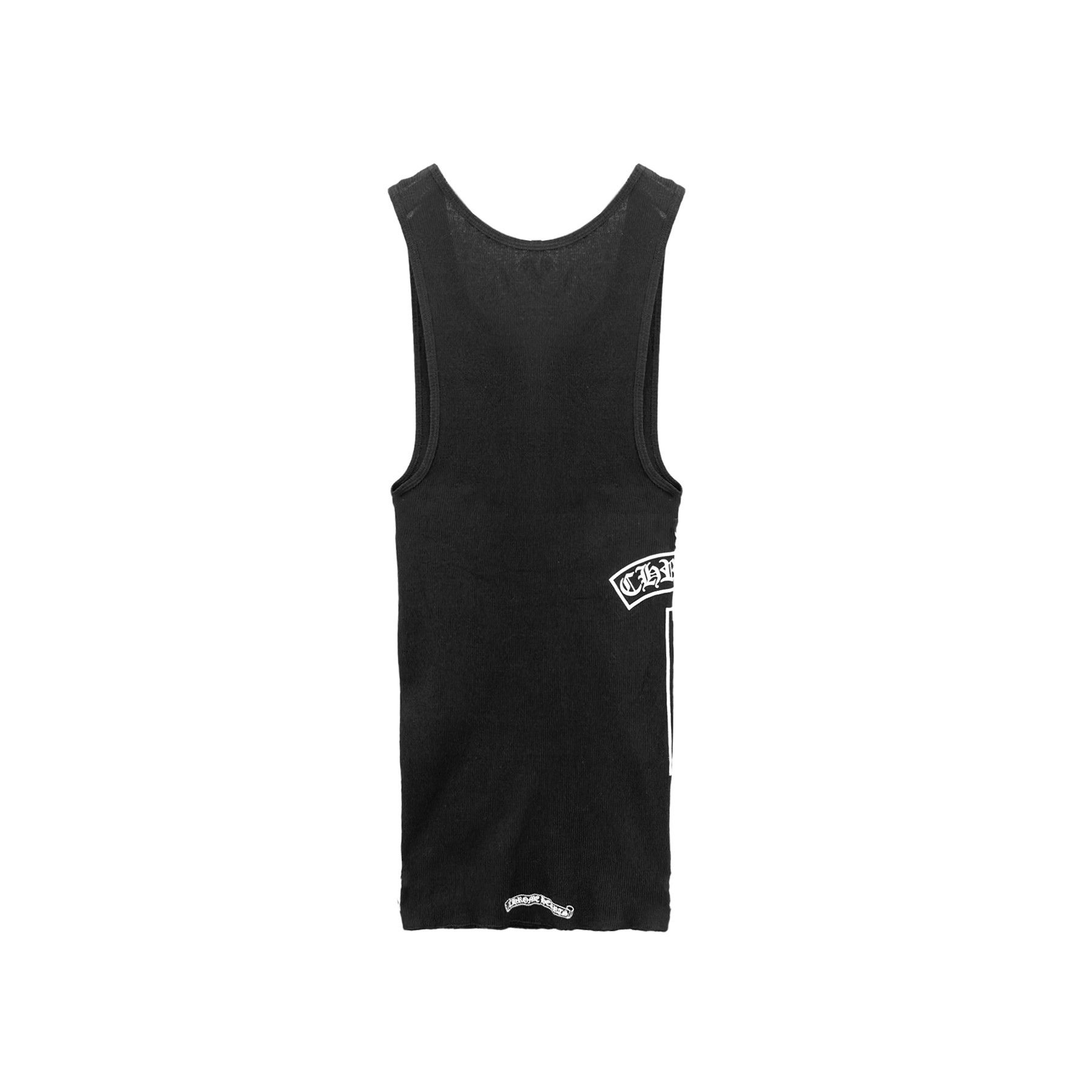 Chrome Hearts Chrome Hearts Black T-Bar Script Logo Tank Top Size S / US 4 / IT 40 - 2 Thumbnail