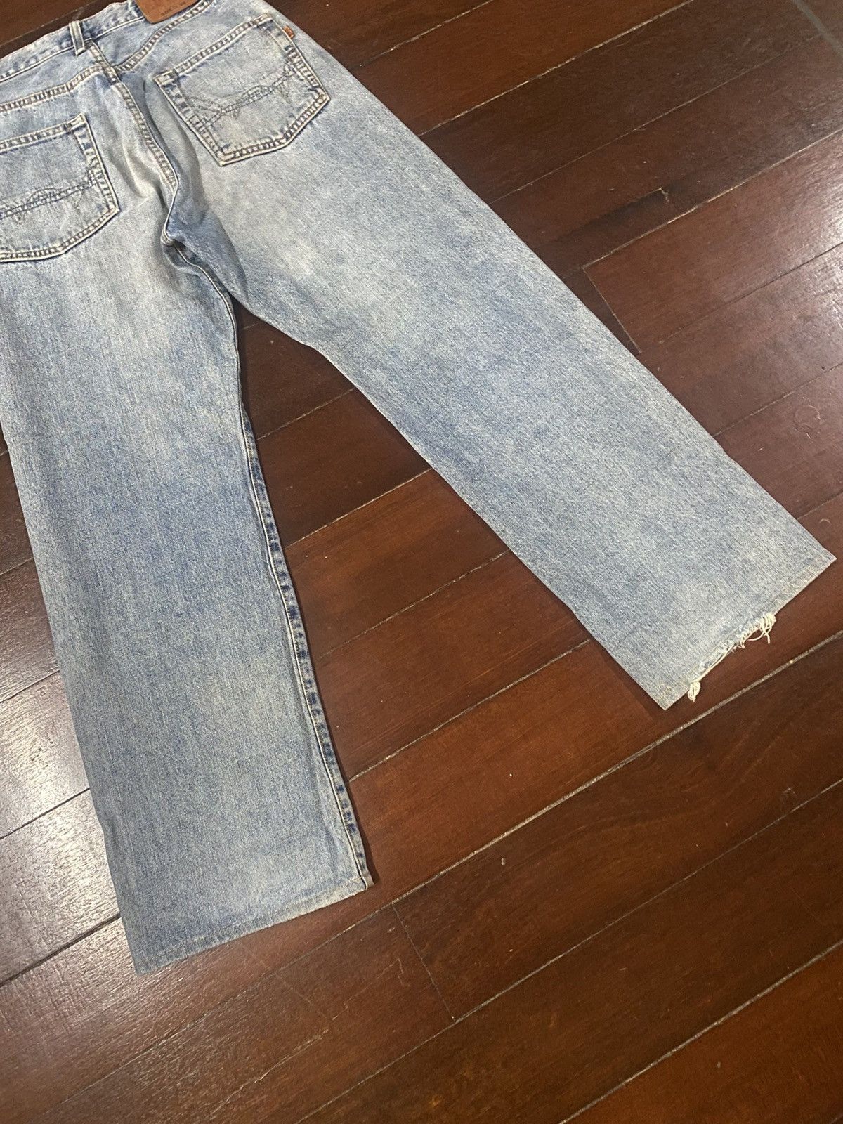 Edwin VINTAGE EDWIN 505 SELVEDGE DENIM JEANS nice faded loose Size US 29 - 9 Thumbnail