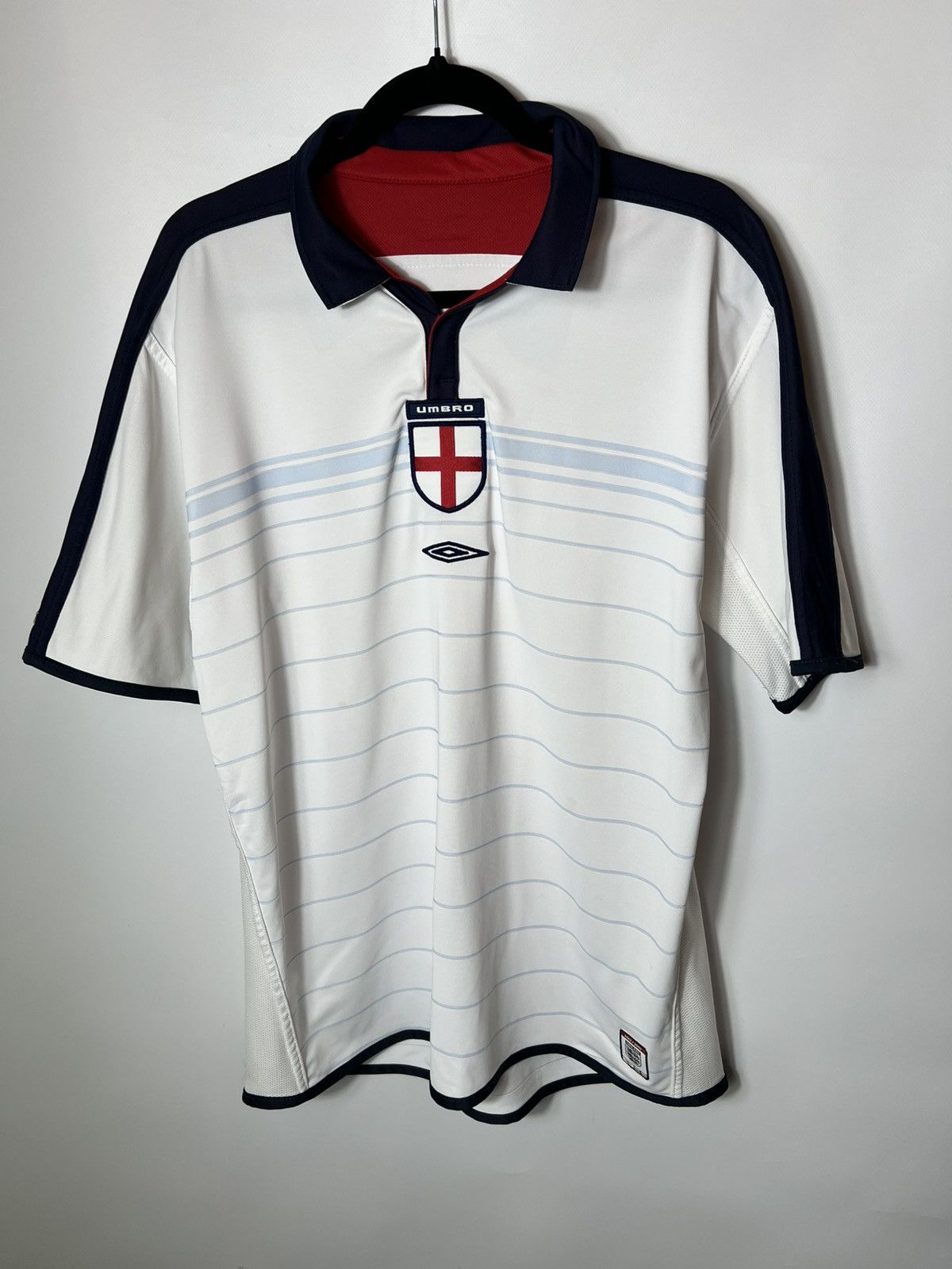 Umbro ENGLAND 2003 2004 REVERSIBLE FOOTBALL SOCCER JERSEY UMBRO Size US L / EU 52-54 / 3 - 1 Thumbnail
