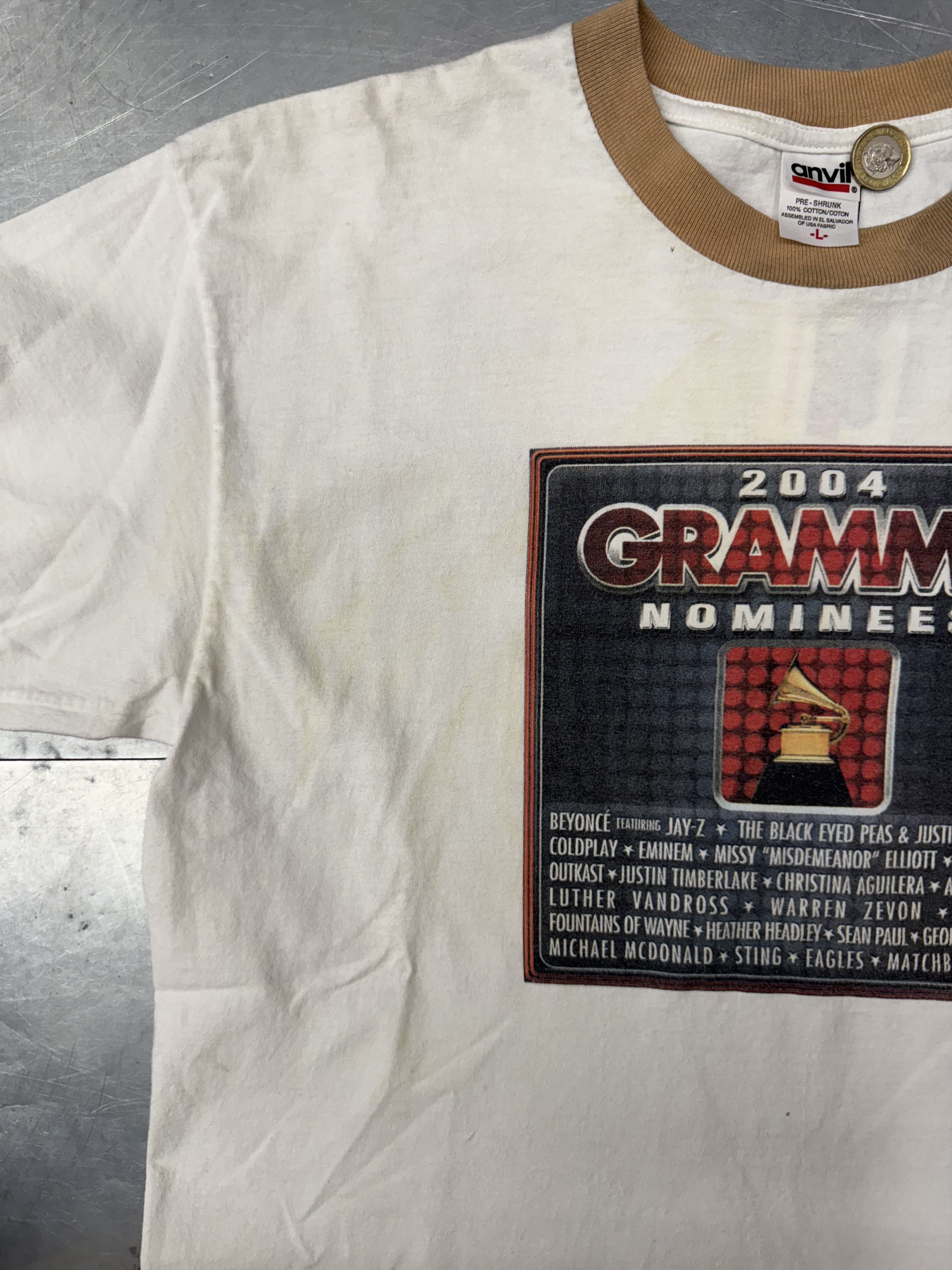 Anvil 2004 Grammy Nominees Tee Size US L / EU 52-54 / 3 - 4 Thumbnail
