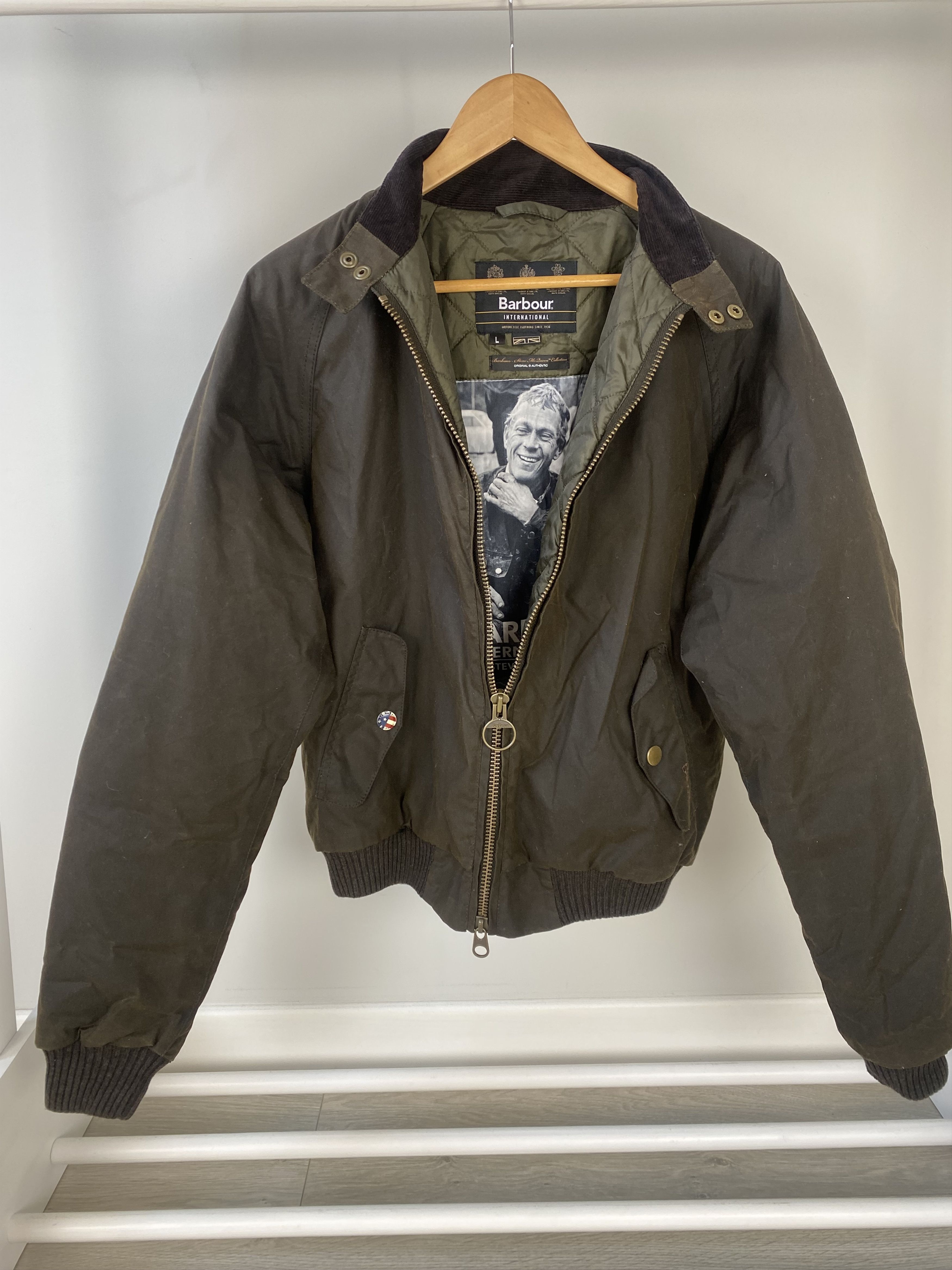 Barbour steve mcqueen merchant jacket best sale