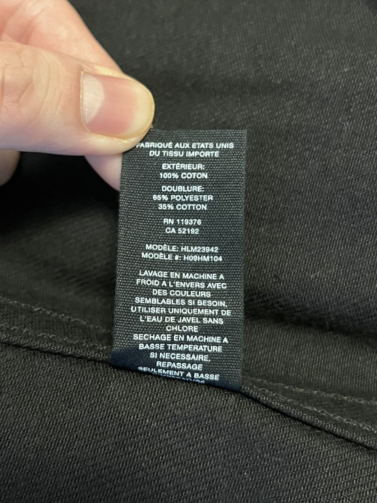 Helmut Lang 87 Jacket - Pure Black