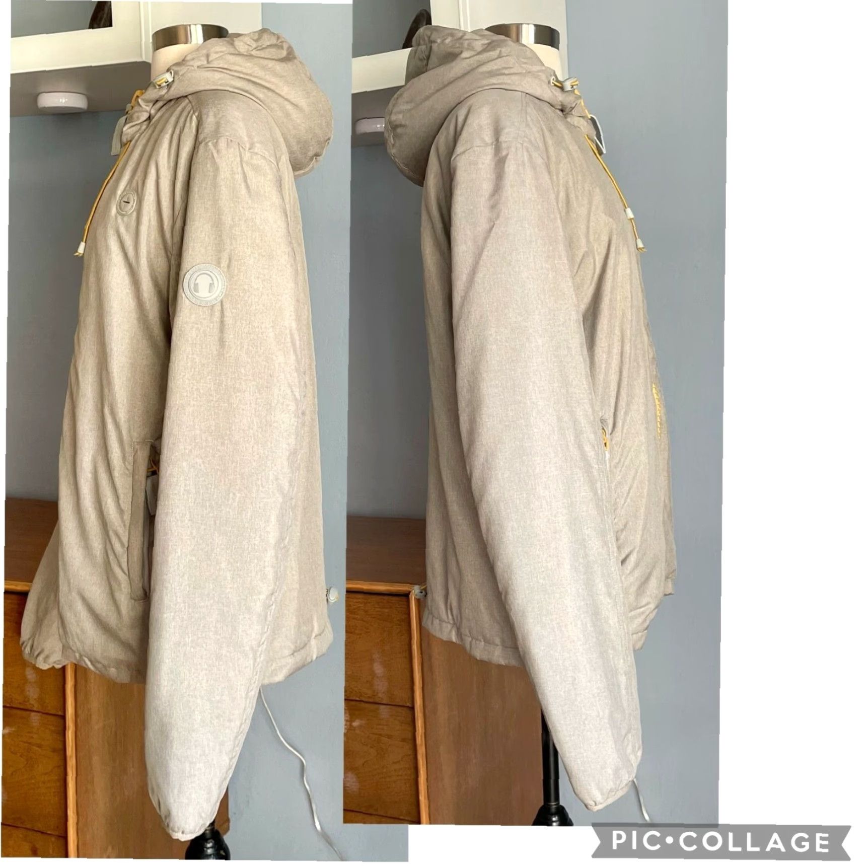Vintage VINTAGE Grays 80DB Original Grey Jacket Zip L Parka Men Gray Comics Lined Headphones Included XS? Size US L / EU 52-54 / 3 - 5 Thumbnail