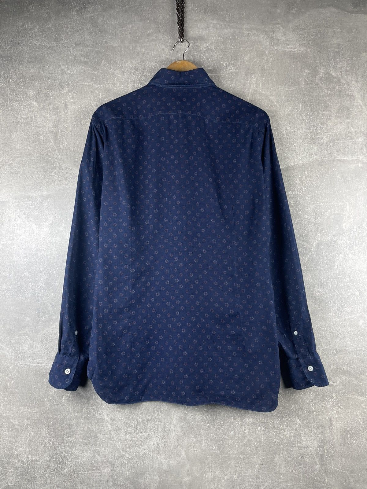 Barba Napoli Barba Napoli Patterned Cotton Shirt Men’s Size 40 Size US M / EU 48-50 / 2 - 6 Thumbnail