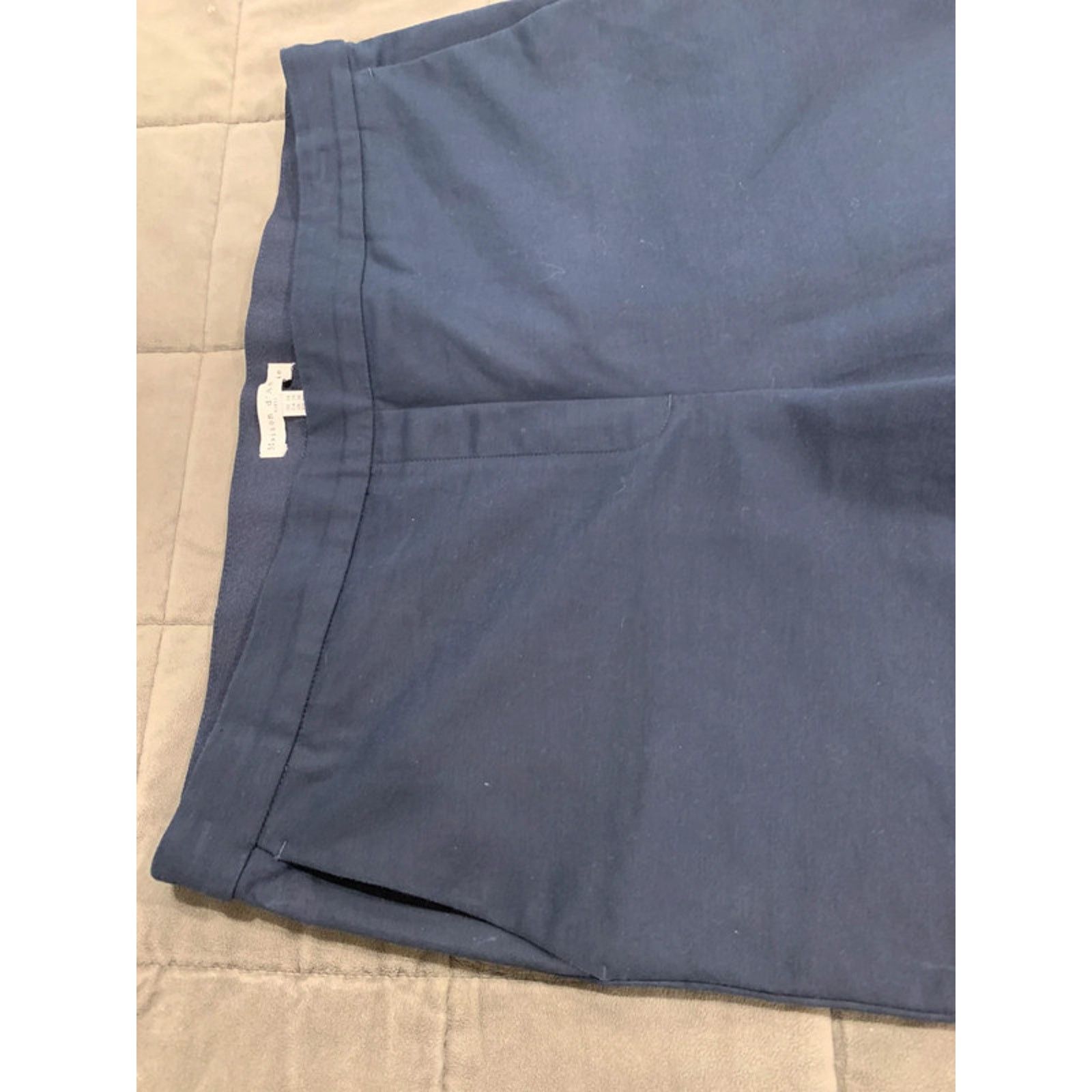 The Unbranded Brand Maison d'Amélie Ankle Trousers Blue Women's Size US Size 14 Size 36" / US 14 / IT 50 - 2 Thumbnail