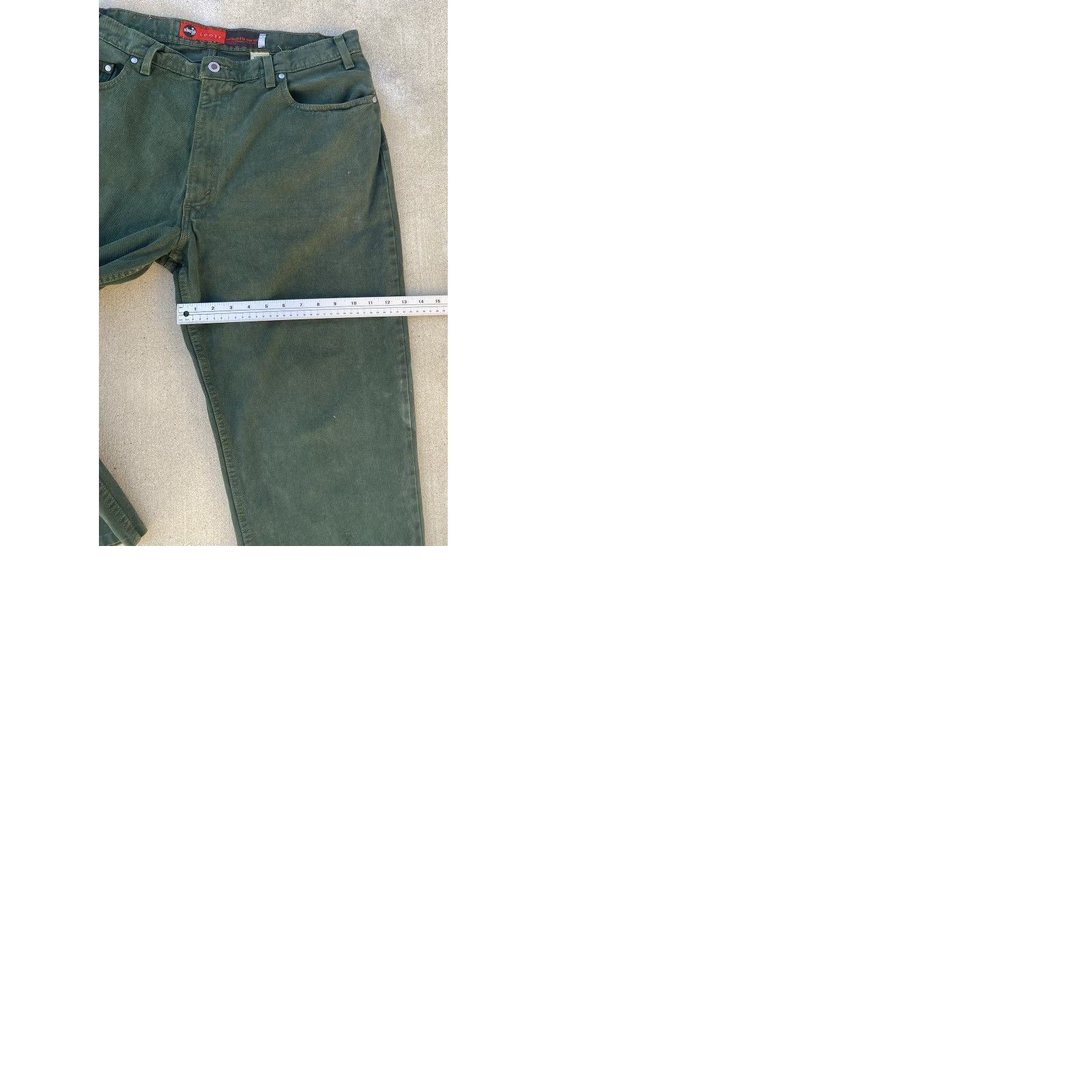 Vintage VINTAGE Levi’s SilverTab Loose Fit Jeans Green Denim 38 25.5 Inseam 5-Pocket USA Grunge 90s Mens Size US 38 / EU 54 - 12 Thumbnail
