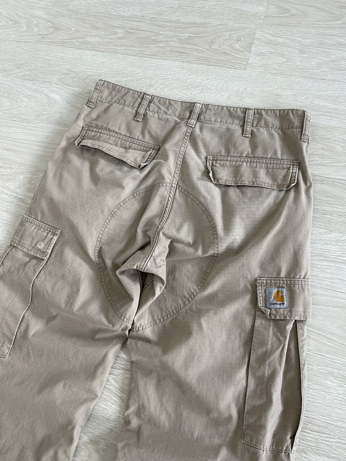 Carhartt Carhartt Work Used Distressed Regular Cargo Pants Size US 32 / EU 48 - 15 Thumbnail
