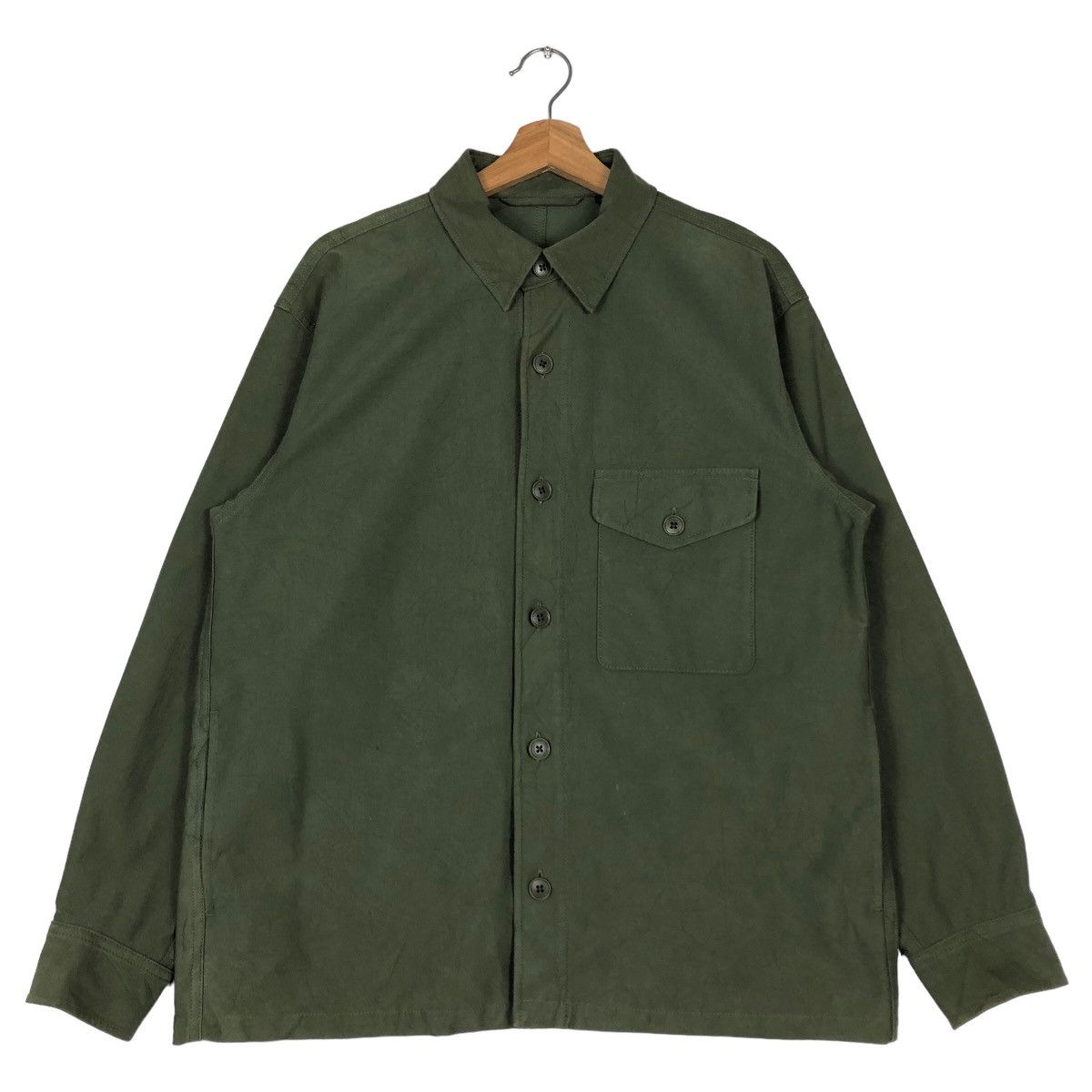 Japanese Brand 🔥Vintage Military Design Chore Jacket Uniqlo Issey Miyake Size US M / EU 48-50 / 2 - 1 Thumbnail