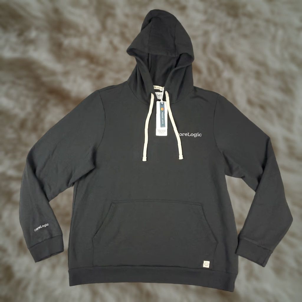 Marine Layer Marine Layer Hoodie Mens XL Gray Pullover Sweatshirt Cotton Blend Fleece Size US XL / EU 56 / 4 - 1 Thumbnail