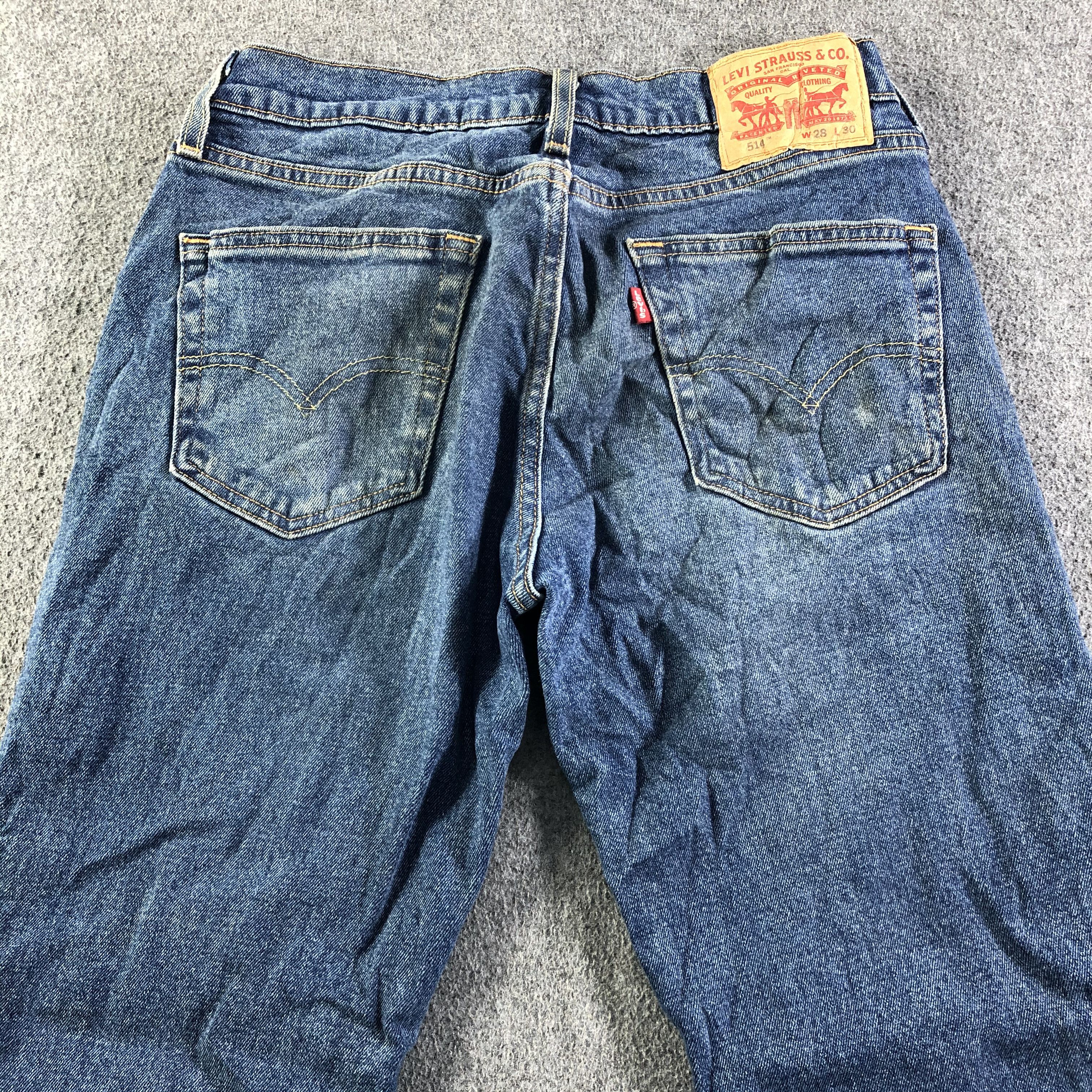Levi's Vintage Blue Wash Levis 514 Jeans-J4097 Size US 28 / EU 44 - 4 Thumbnail