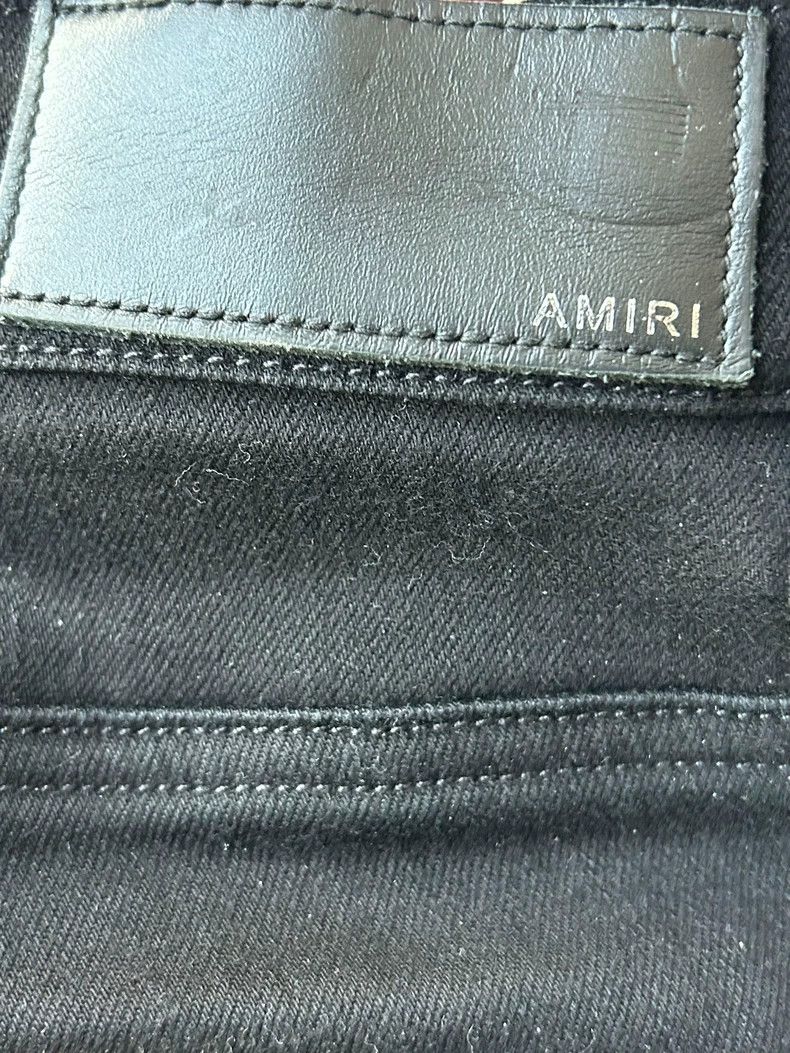 Amiri Amiri Black jeans with holes in both knees 2501-Nextarrow Size US 32 / EU 48 - 5 Thumbnail