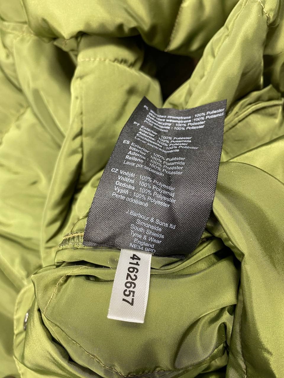 Barbour Men`s Barbour Retail Fairford Fibre Down Green Parka Jacket Size US XL / EU 56 / 4 - 11 Thumbnail