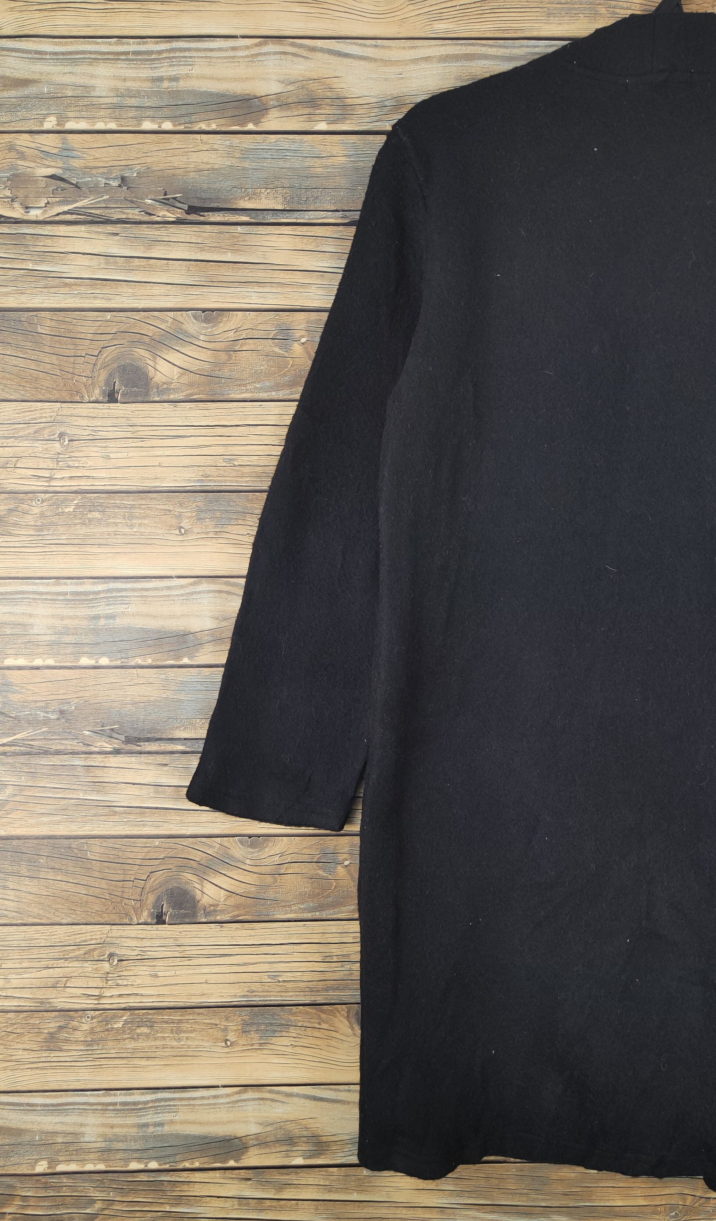 Japanese Brand × Vintage Avant garde fashion by Park Girl Black Long Cardigan Size M / US 6-8 / IT 42-44 - 8 Thumbnail