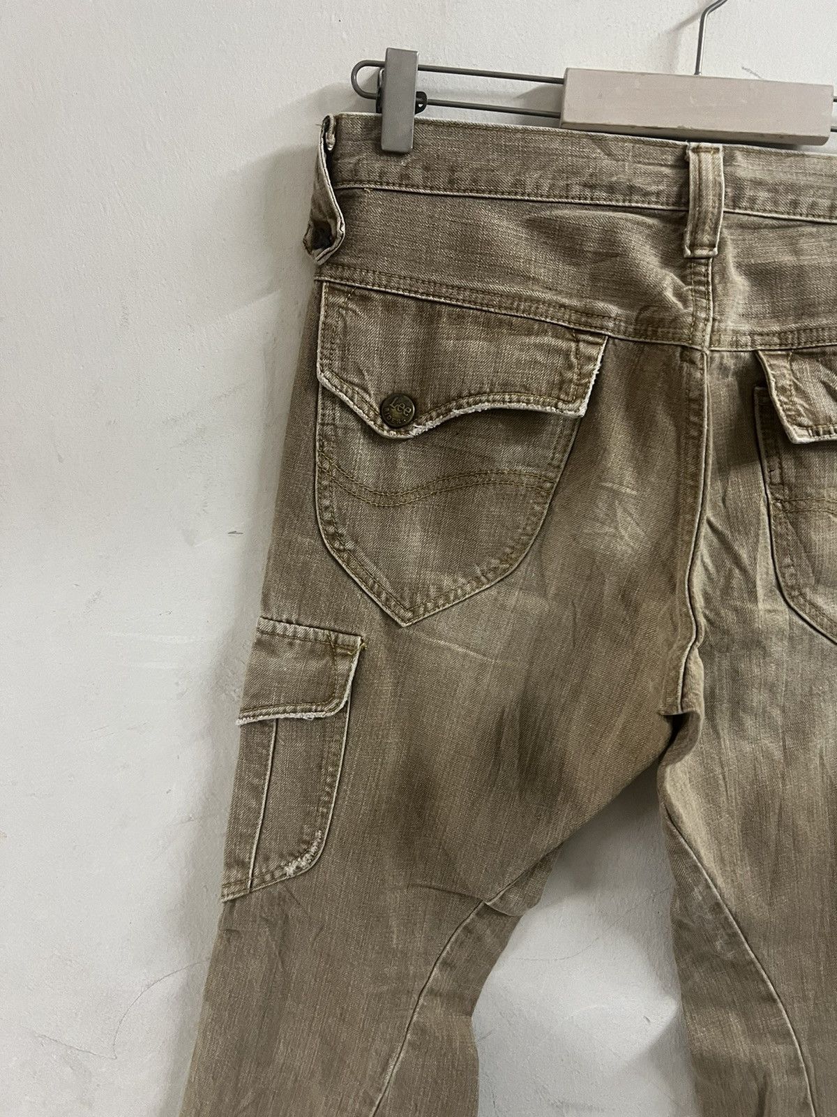 Other FLARED🔥LEE CARGO DISTRESSED DENIM PANT Size US 30 / EU 46 - 15 Thumbnail