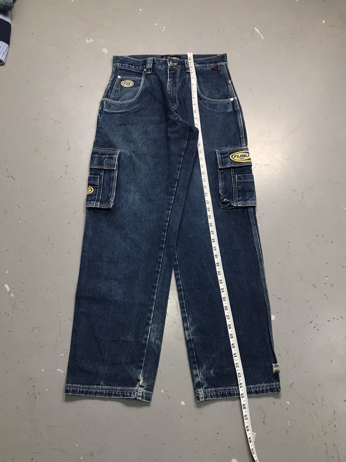Fubu Vintage Fubu the collection patchwork cargo denim Size US 34 / EU 50 - 5 Thumbnail
