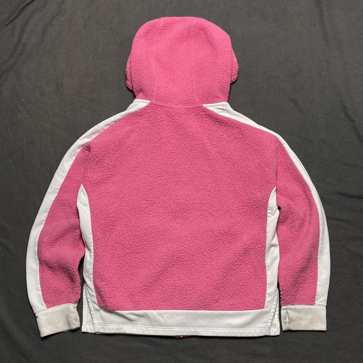 Nike × Vintage Nike vintage y2k pink fleece Size L / US 10 / IT 46 - 2 Thumbnail