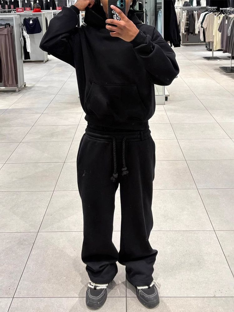 Designer × Japanese Brand Hip-hop Double Waist Sweatpants Size US 31 - 3 Thumbnail