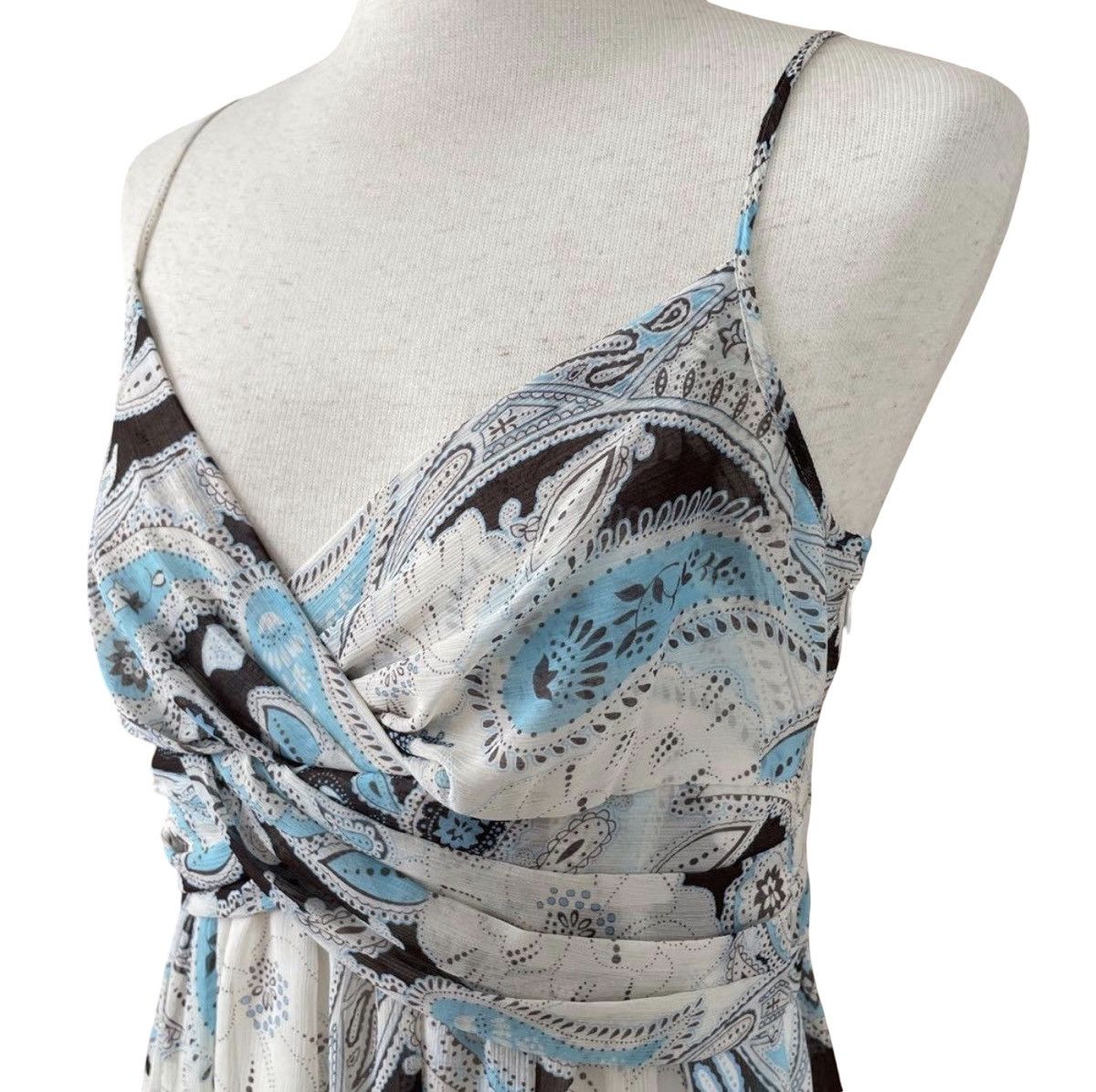 Michel Klein MICHEL KLEIN Archival Paisley Chiffon Cami Dress - Made In 🇯🇵 Size M / US 6-8 / IT 42-44 - 6 Thumbnail