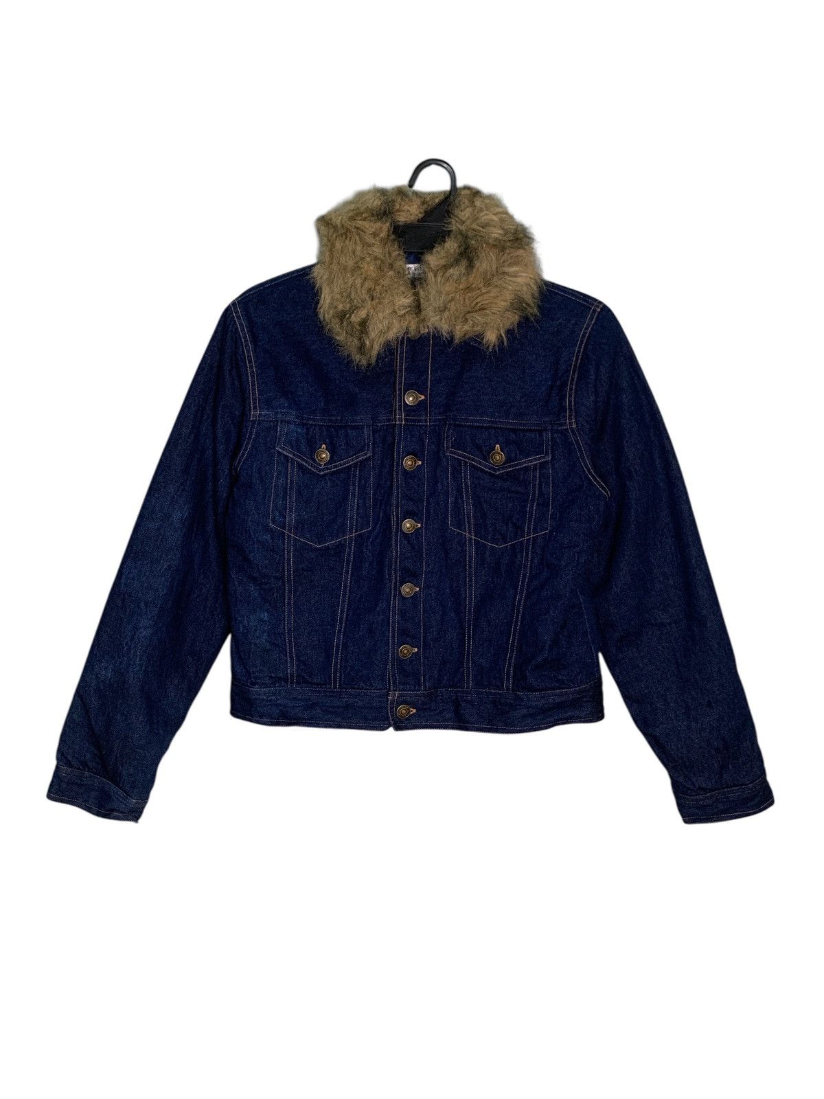Japanese Brand Rare Design Trend Club Denim Jackets Size L / US 10 / IT 46 - 1 Thumbnail