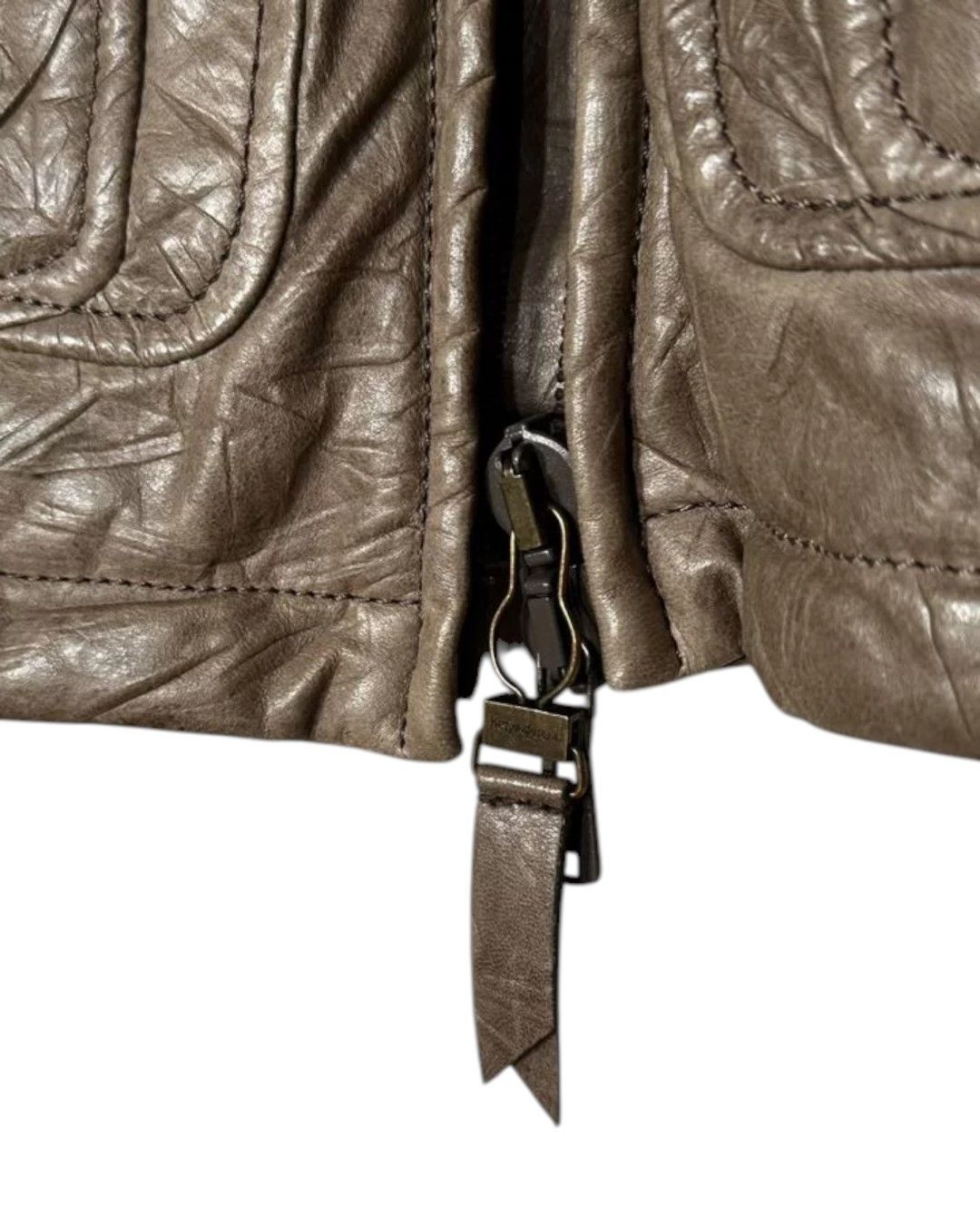 Yves Saint Laurent LEATHER BOMBER JACKET BY STEFANO PILATI Size US L / EU 52-54 / 3 - 6 Thumbnail
