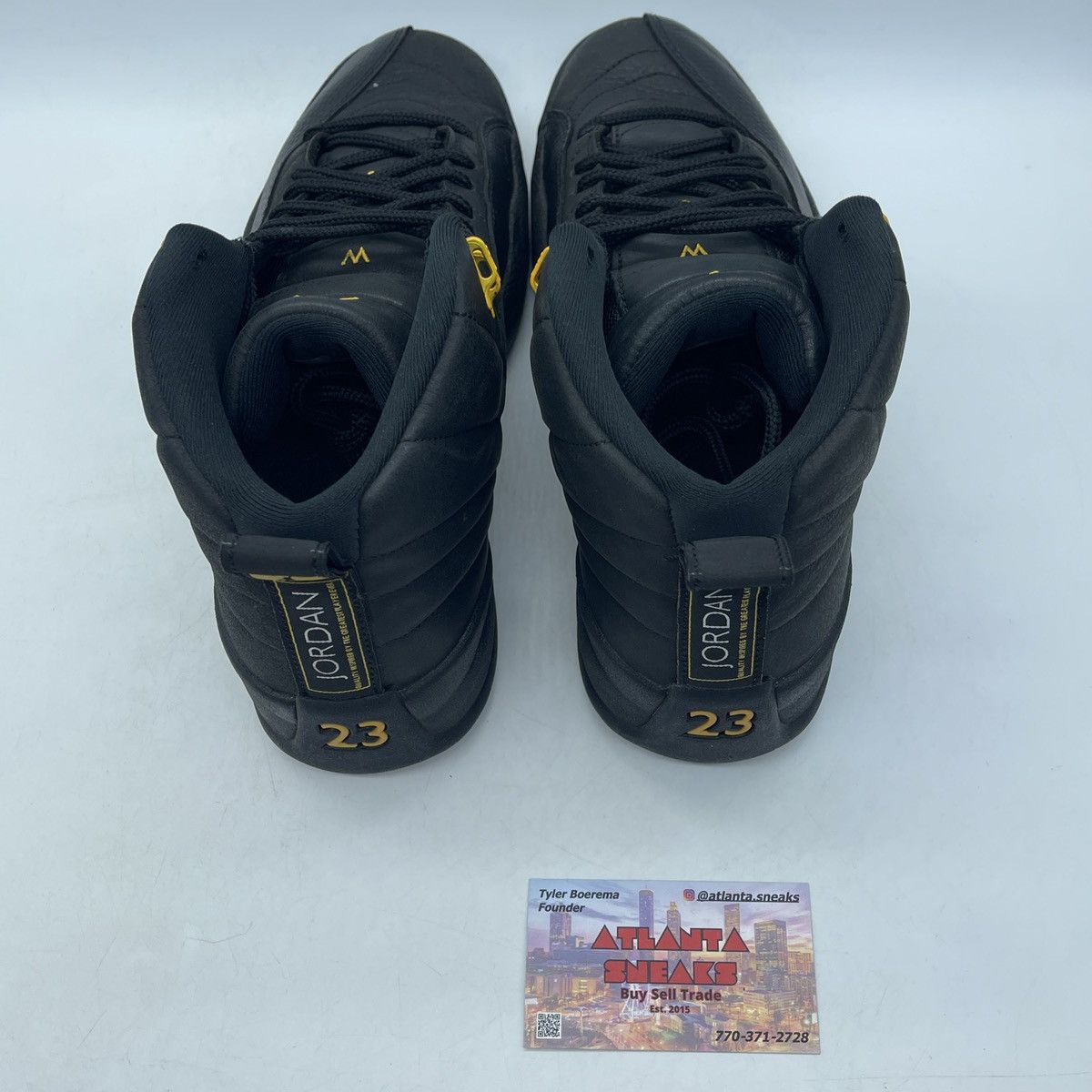 Jordan Brand Air Jordan 12 black taxi Size US 9.5 / EU 42-43 - 6 Thumbnail