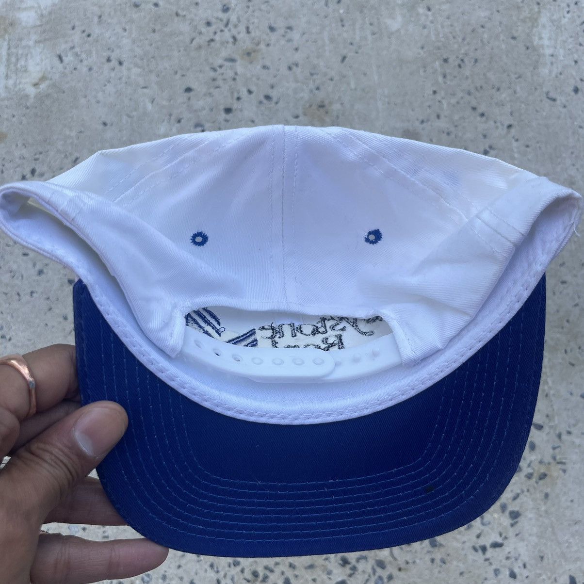 Vintage Vintage 90s KEYSTONE BANK Snapback Cap Size ONE SIZE - 3 Thumbnail