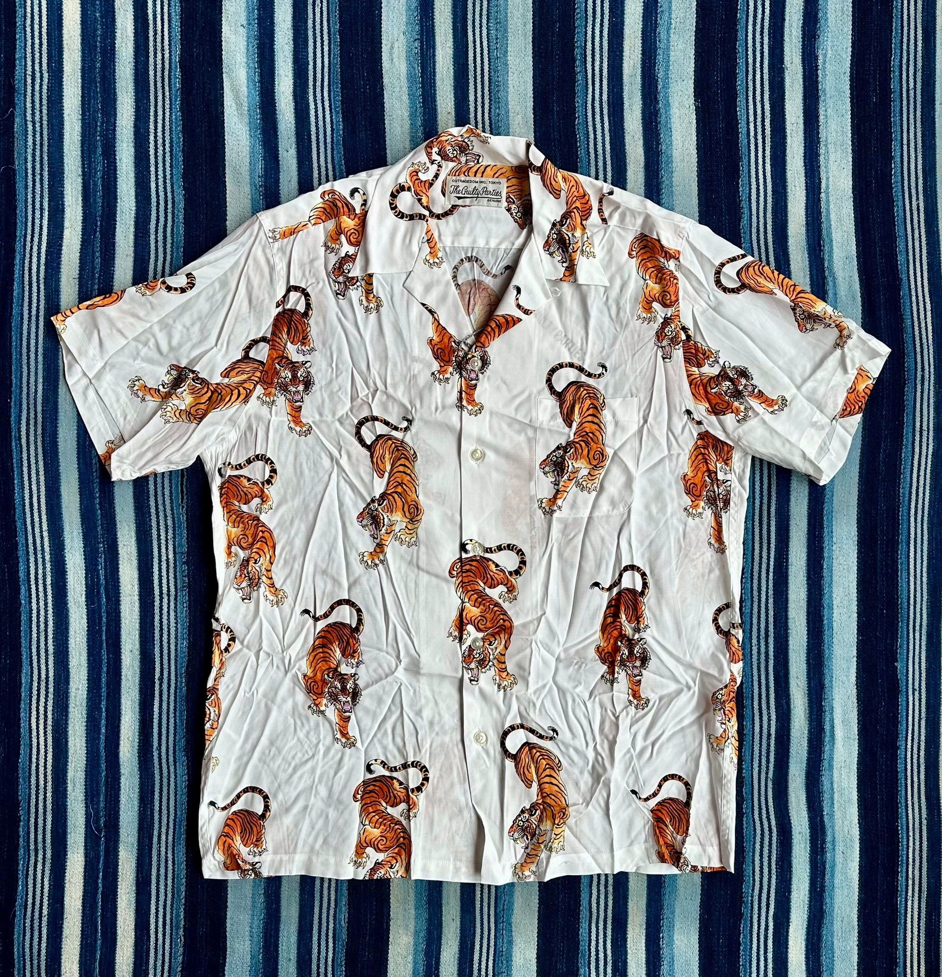 Wacko Maria WACKO MARIA x Tim Lehi Tiger Cuban Collar Hawaiian SS Shirt Size US L / EU 52-54 / 3 - 1 Thumbnail