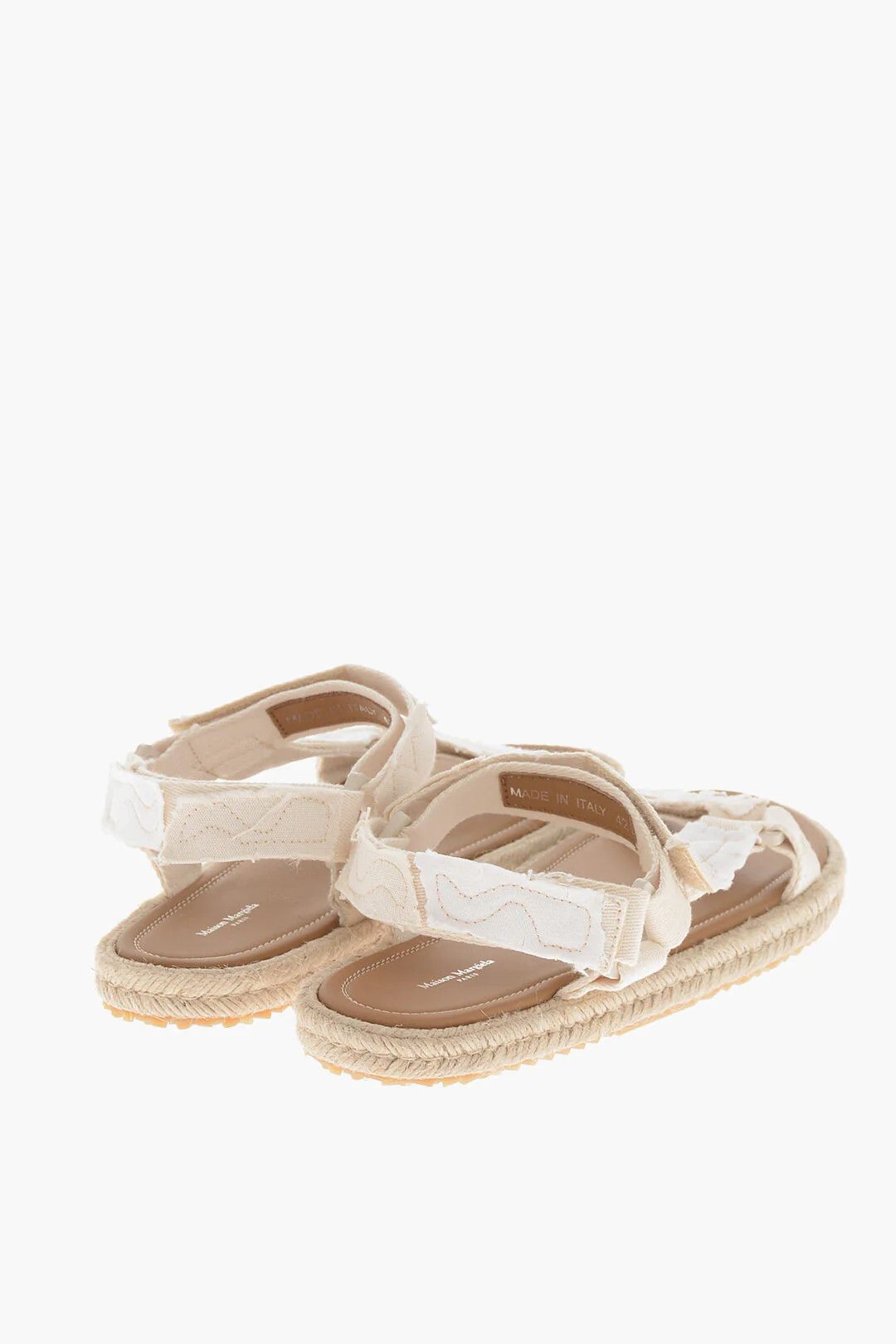 Maison Margiela og1mm0326 Canvas Sandals in White Size US 9 / EU 42 - 3 Thumbnail