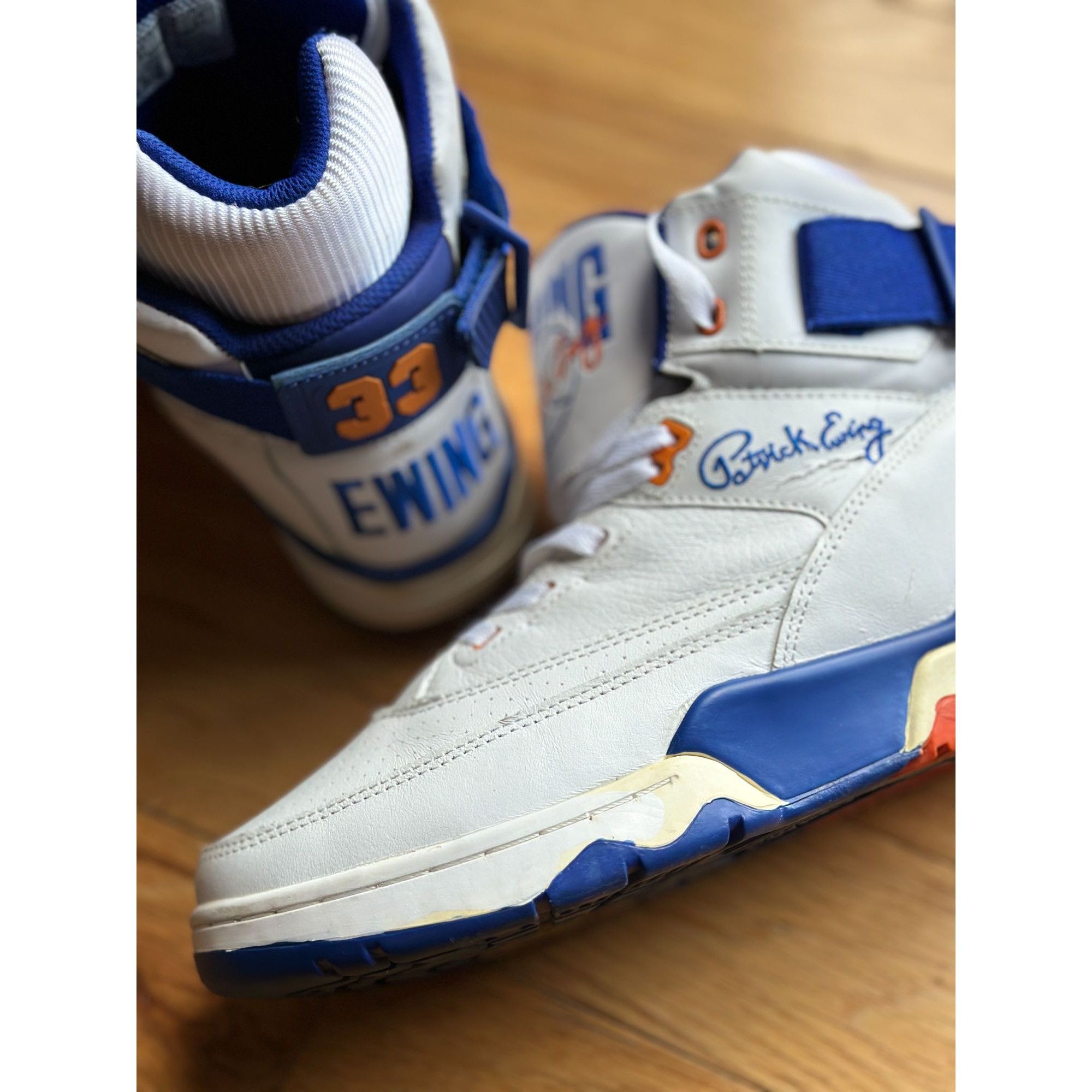 Ewing Athletics VINTAGE OCCASION EWING 33 HI 'BLANC ROYAL ORANGE HOMME TAILL Size US 9.5 / EU 42-43 - 7 Thumbnail