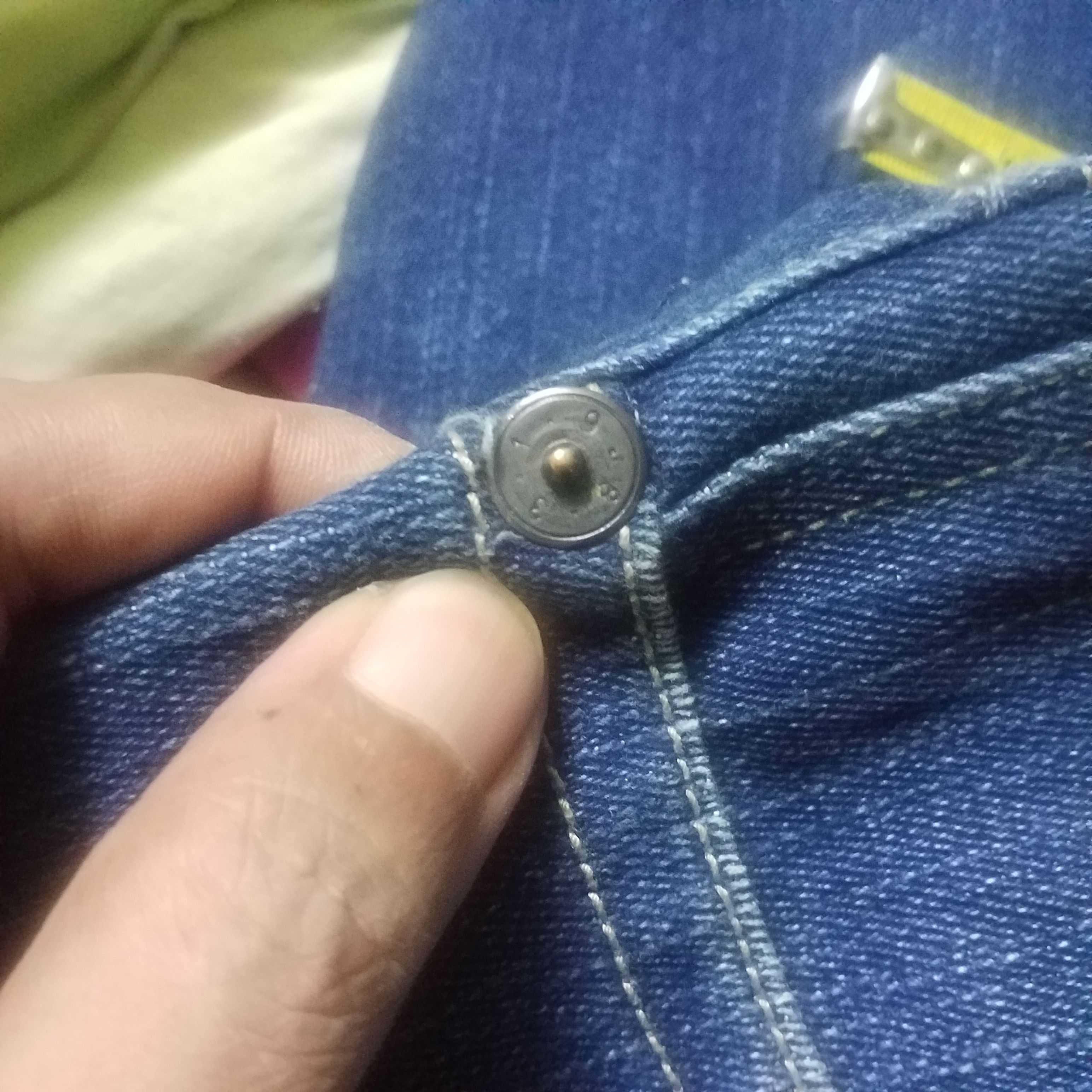Japanese Brand RAW BLUE BAGGY SKULL Size 29" - 11 Thumbnail