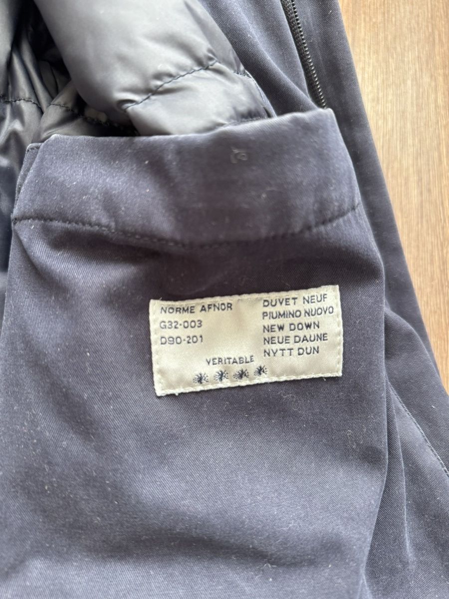 Moncler Moncler men's vintage navy blue Large down coat jacket Size US L / EU 52-54 / 3 - 7 Thumbnail