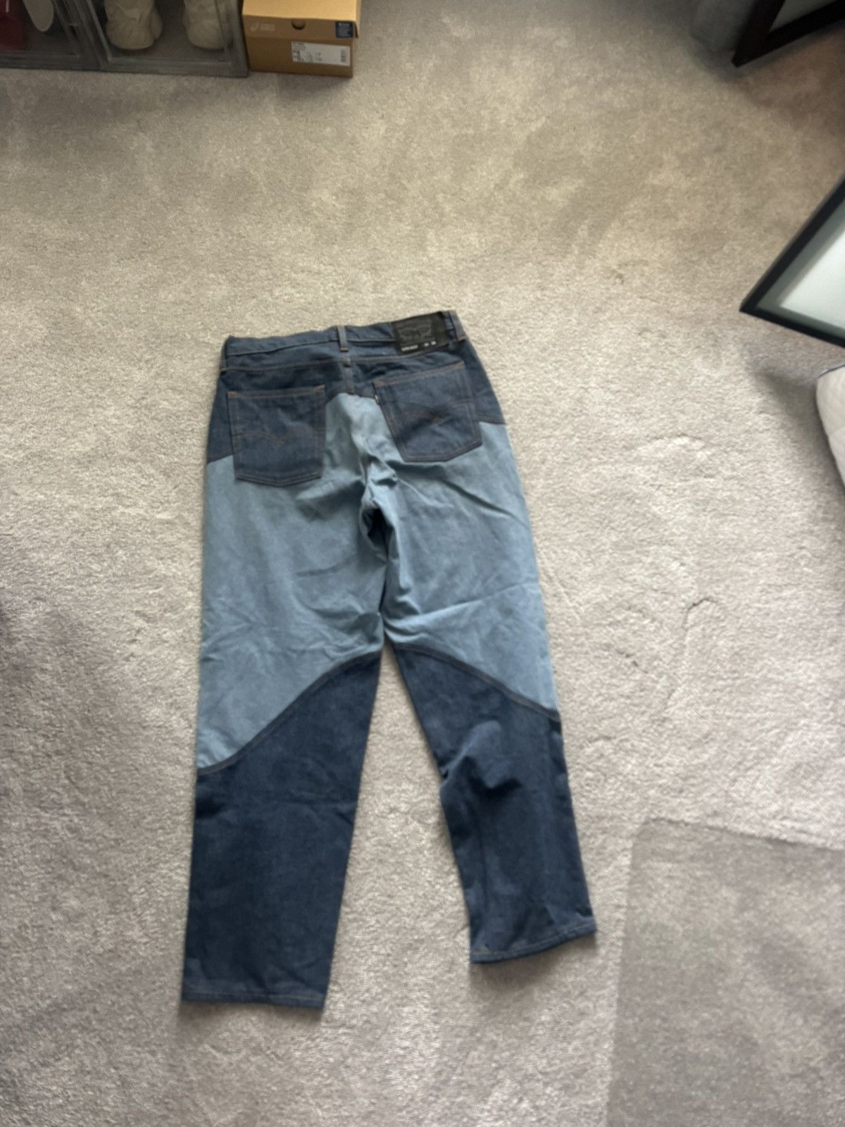 Levi's Levi Patched Jeans Size US 34 / EU 50 - 2 Thumbnail