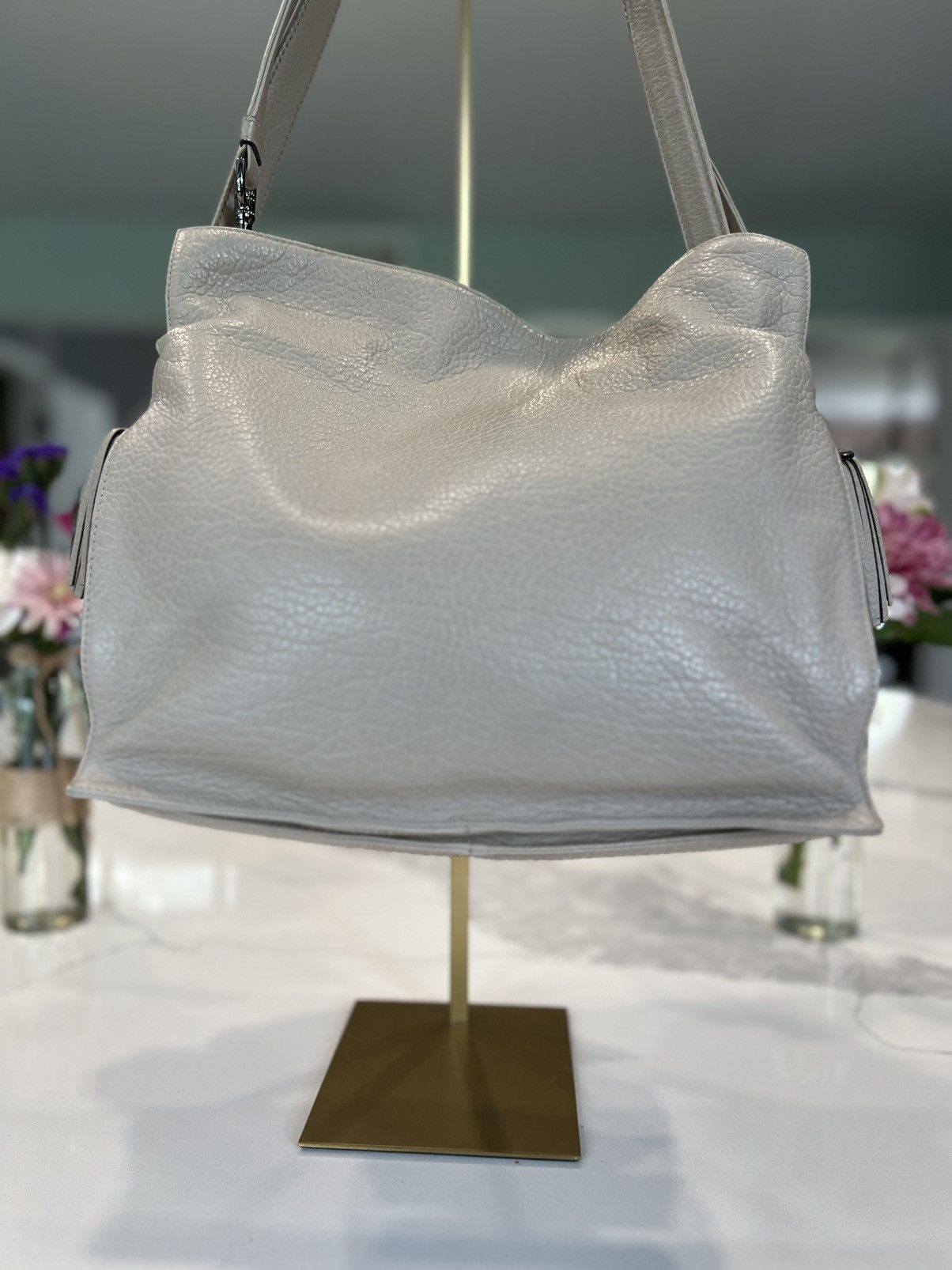 Loewe Loewe Vintage Pebbled Leather Tassel Shoulder Bag Size ONE SIZE - 6 Thumbnail