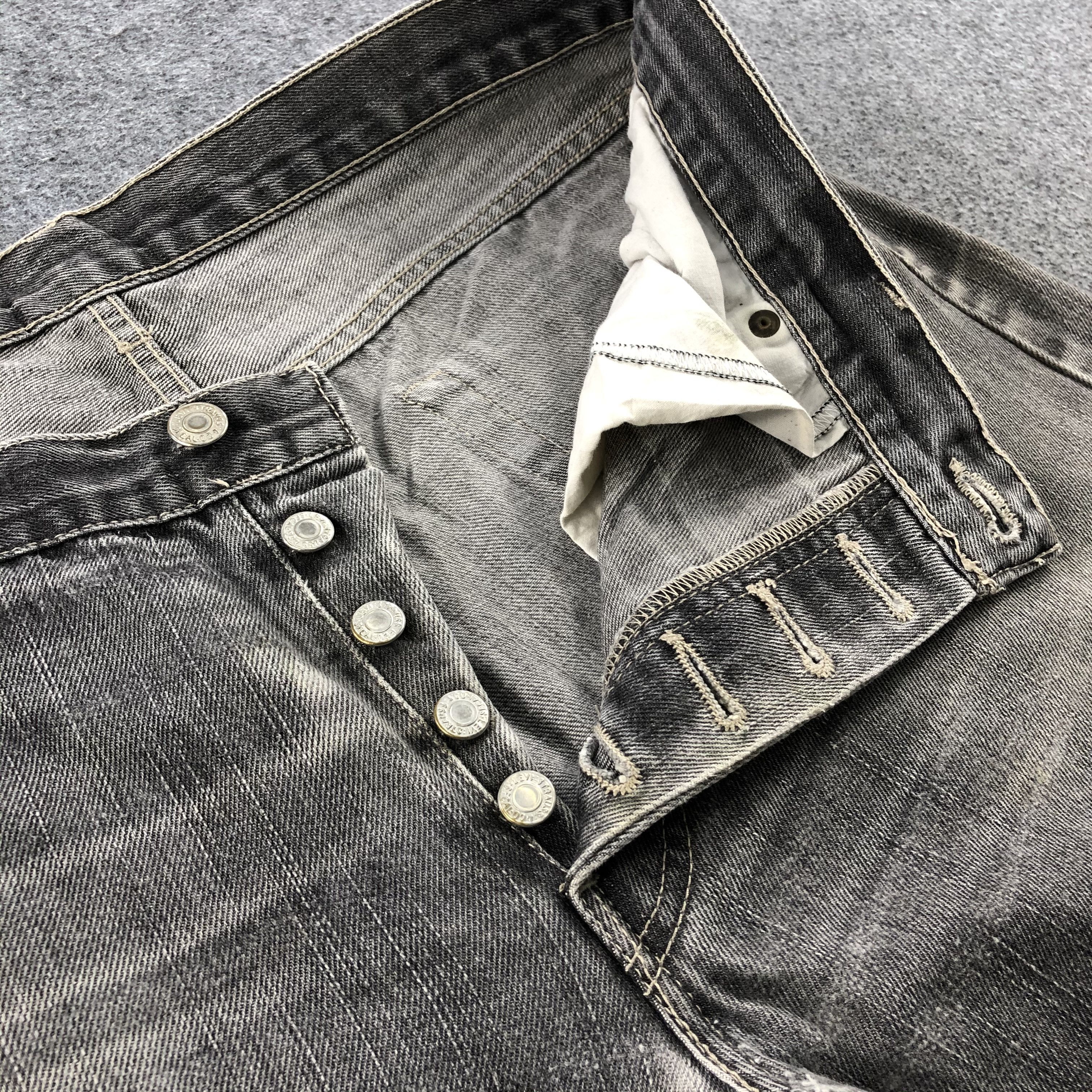 Levi's Vintage Distress Levis 501 Jeans-JM1501 Size US 35 - 9 Thumbnail