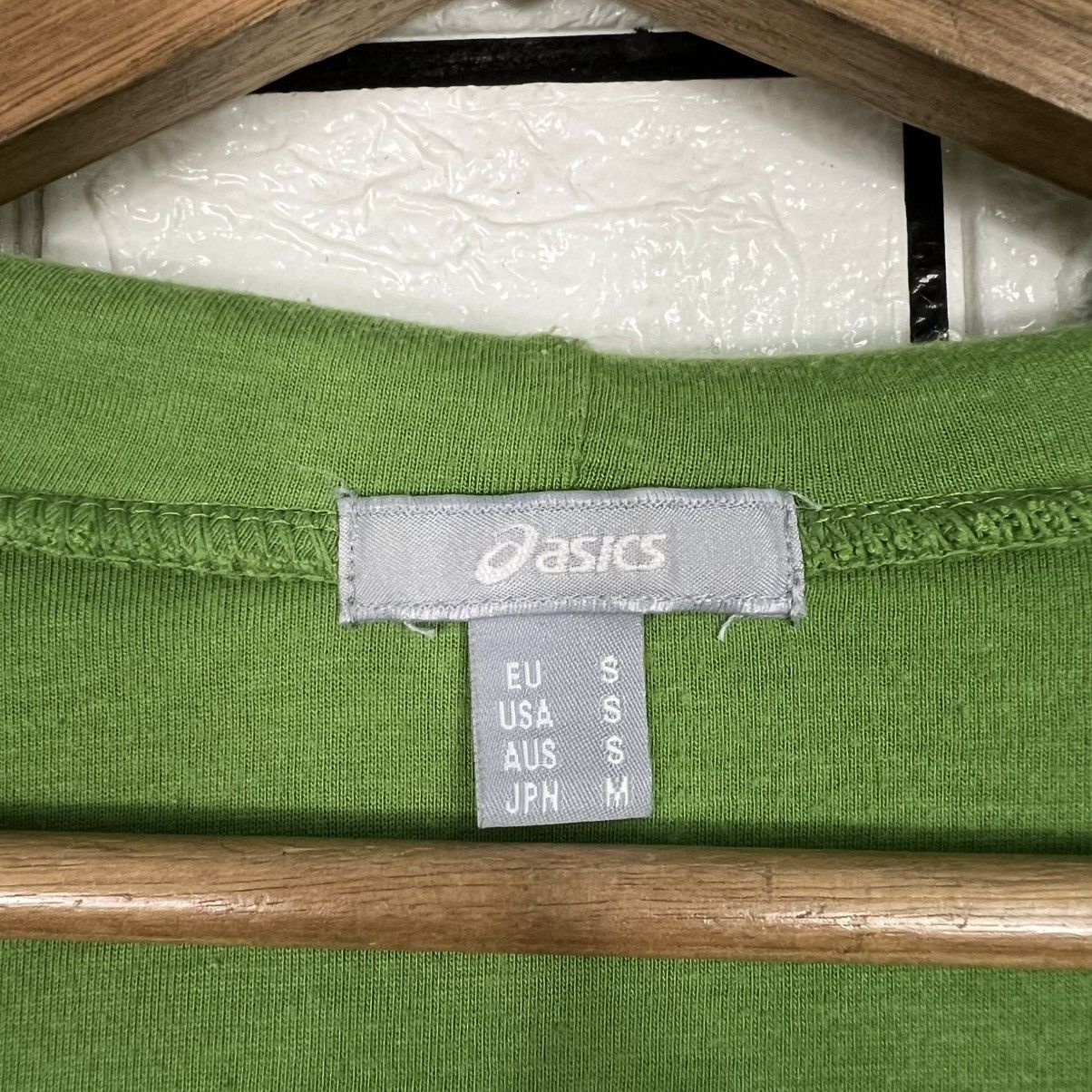 Asics ASICS TOKYO 07 Green Zipper Hoodie Sweatshirt #4232-C193 Size US S / EU 44-46 / 1 - 14 Thumbnail