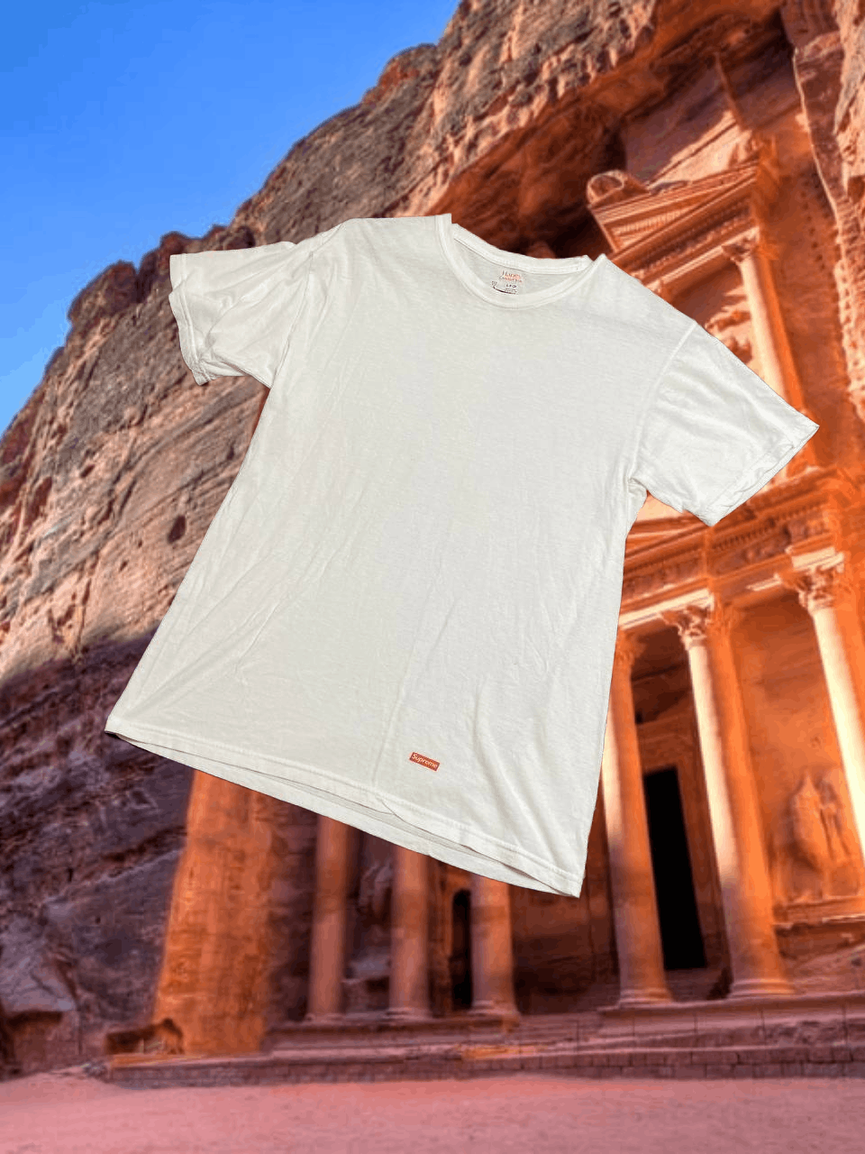 Hanes Streetwear T-Shirt Hanes logo Supreme Y2K Vintage Size US S / EU 44-46 / 1 - 1 Thumbnail