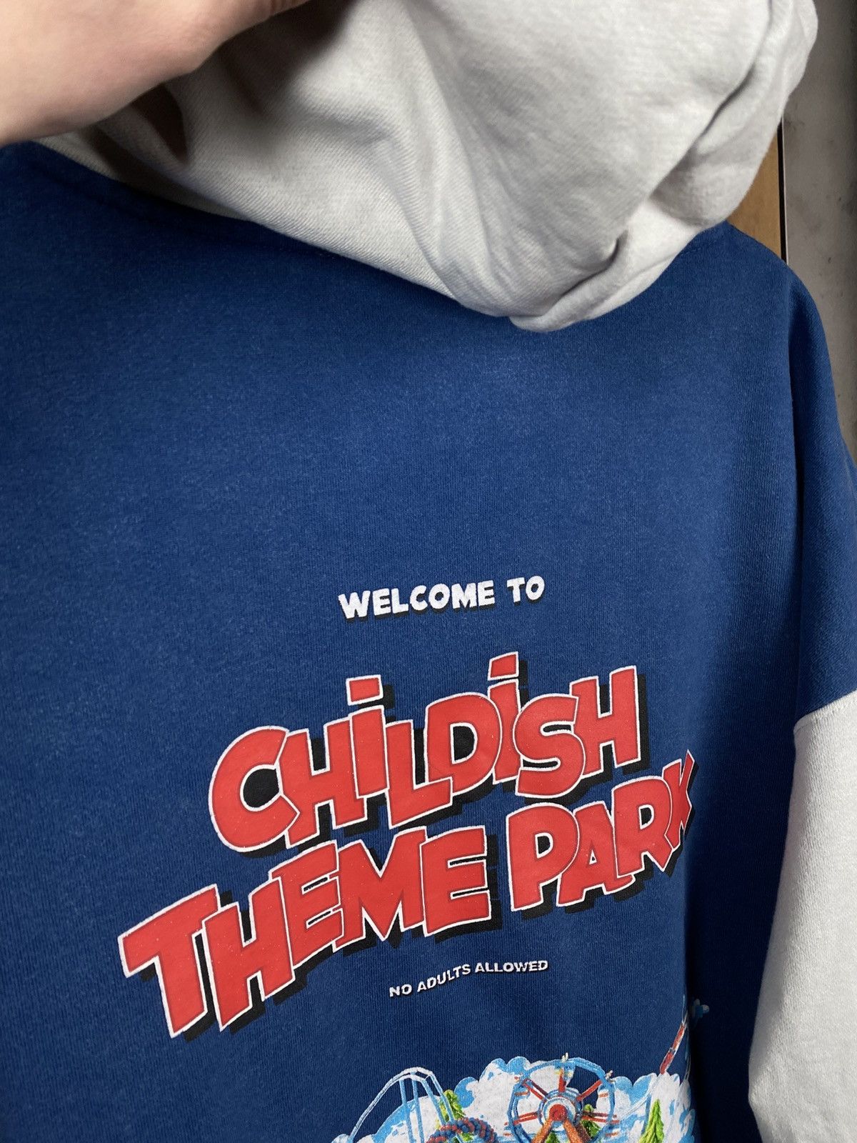 CHILDS 🌁Vintage Hoodie Childish Theme Park Oversized Baggy Tee 🌁 Size US M / EU 48-50 / 2 - 14 Thumbnail