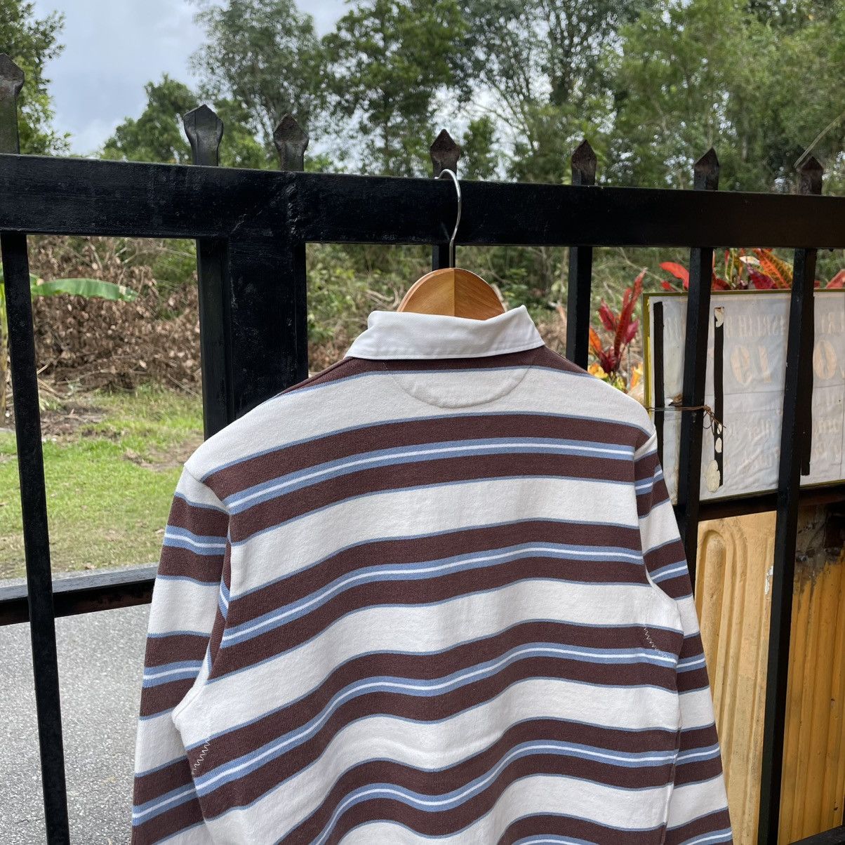 Vintage 🔥Vintage Barbarian Rugby Wear Striped Polos Rugby Shirts Size US M / EU 48-50 / 2 - 3 Thumbnail