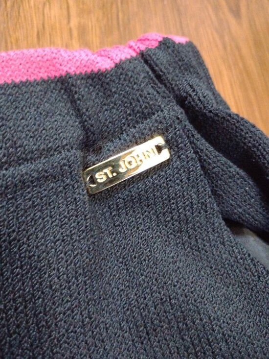 St. John St. John Sport Marie Gray Santana Knit Pants Wool Blend Size 30" / US 8 / IT 44 - 3 Thumbnail