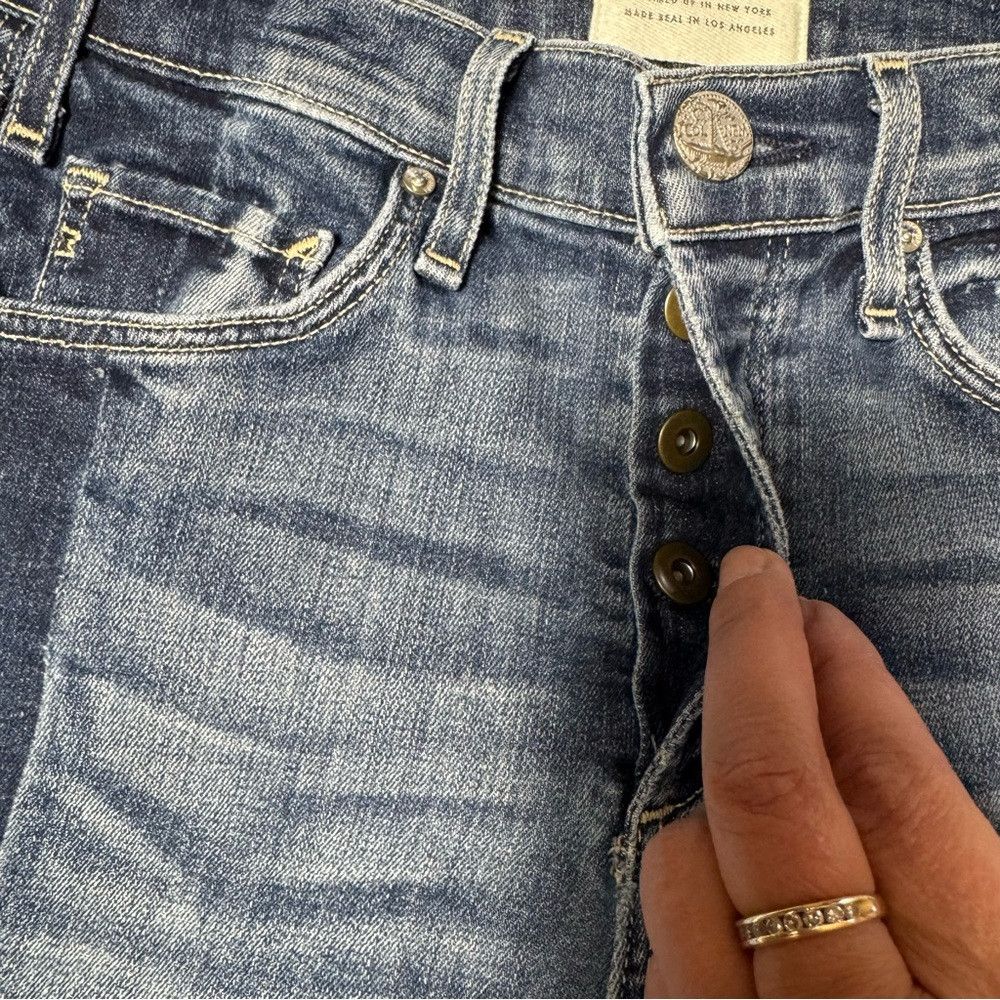 Other McGuire Denim Side Stripe Crop Raw Hem Jeans Size 27 Size 27" / US 4 / IT 40 - 9 Thumbnail
