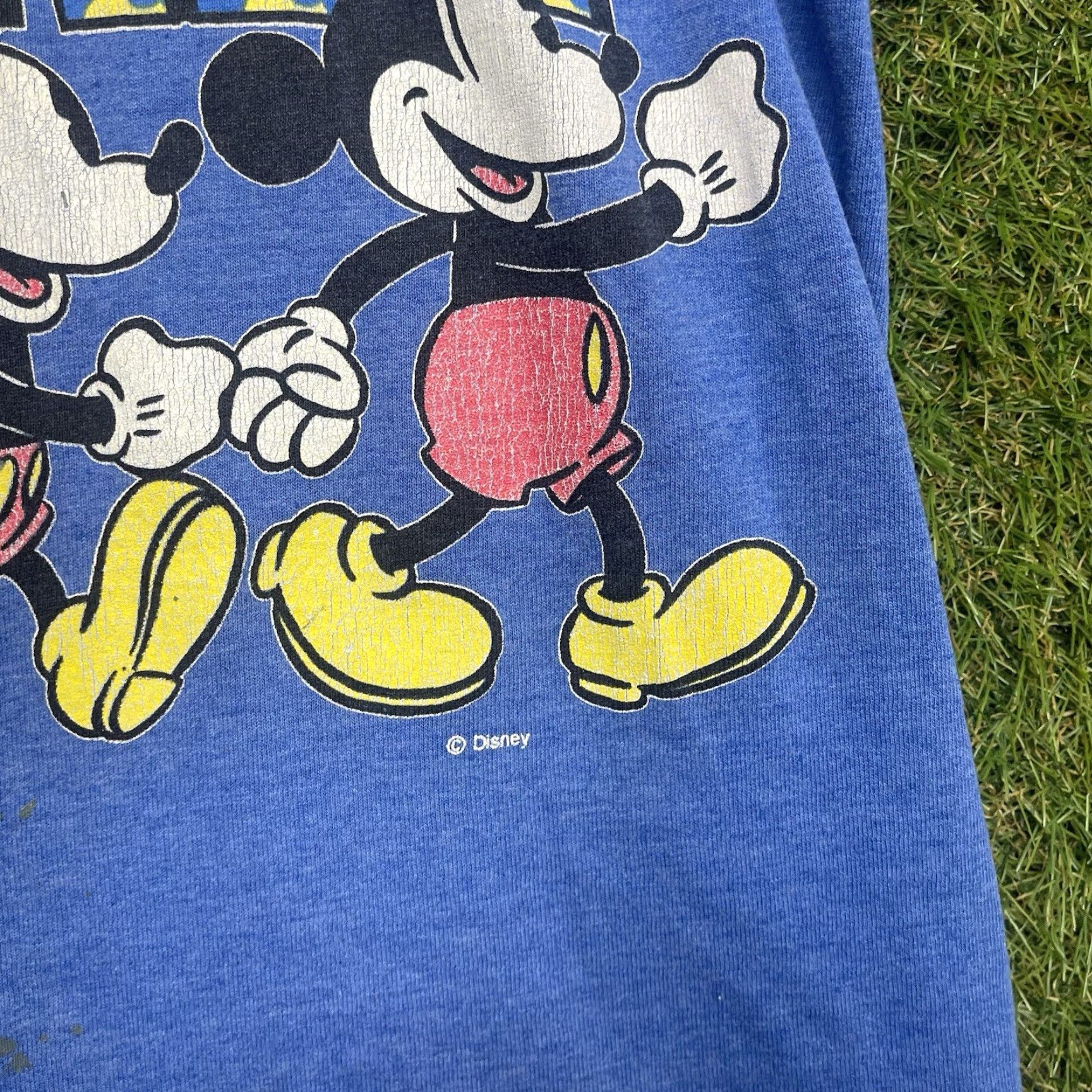 Disney Vintage Walt Disney World Shirt Mens Small Mickey Mouse USA 80s Single Stitch Size US S / EU 44-46 / 1 - 6 Thumbnail