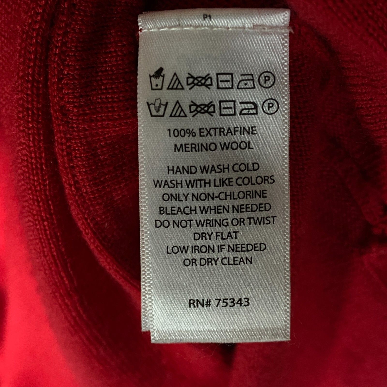 Other Max Studio Sweater Merino Wool Size M Red Long Sleeve ` Size M / US 6-8 / IT 42-44 - 7 Thumbnail
