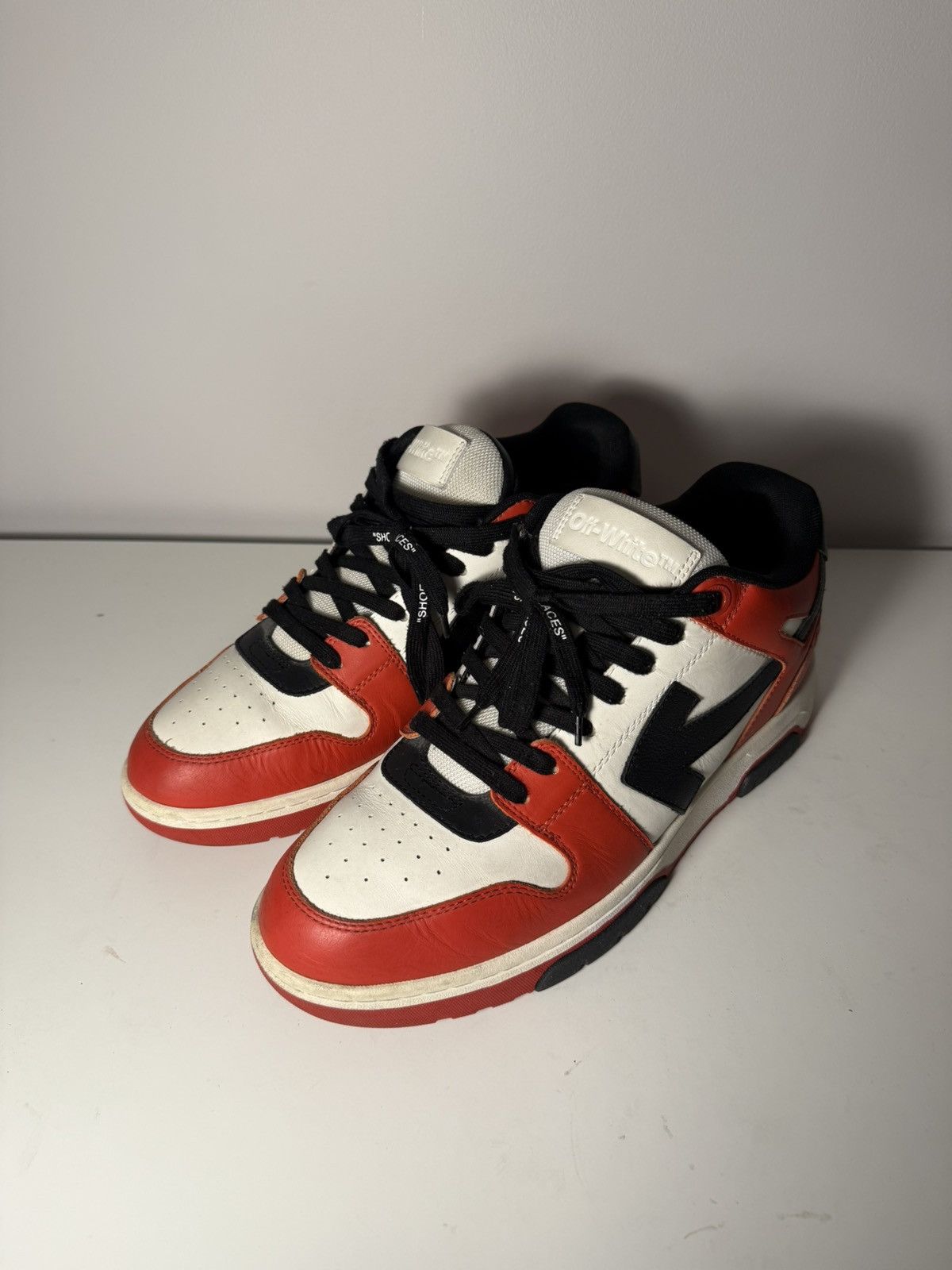 Off-White Off-White Out of Office Dunks - Black/red Size US 12 / EU 45 - 4 Thumbnail