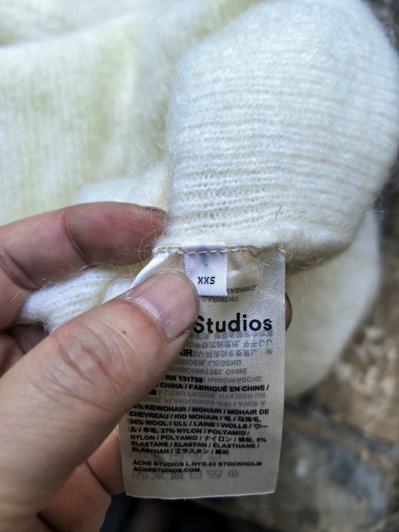 Acne Studios Acne Studios A white one-shoulder sweater Size XXS / US 00 / IT 34 - 4 Thumbnail