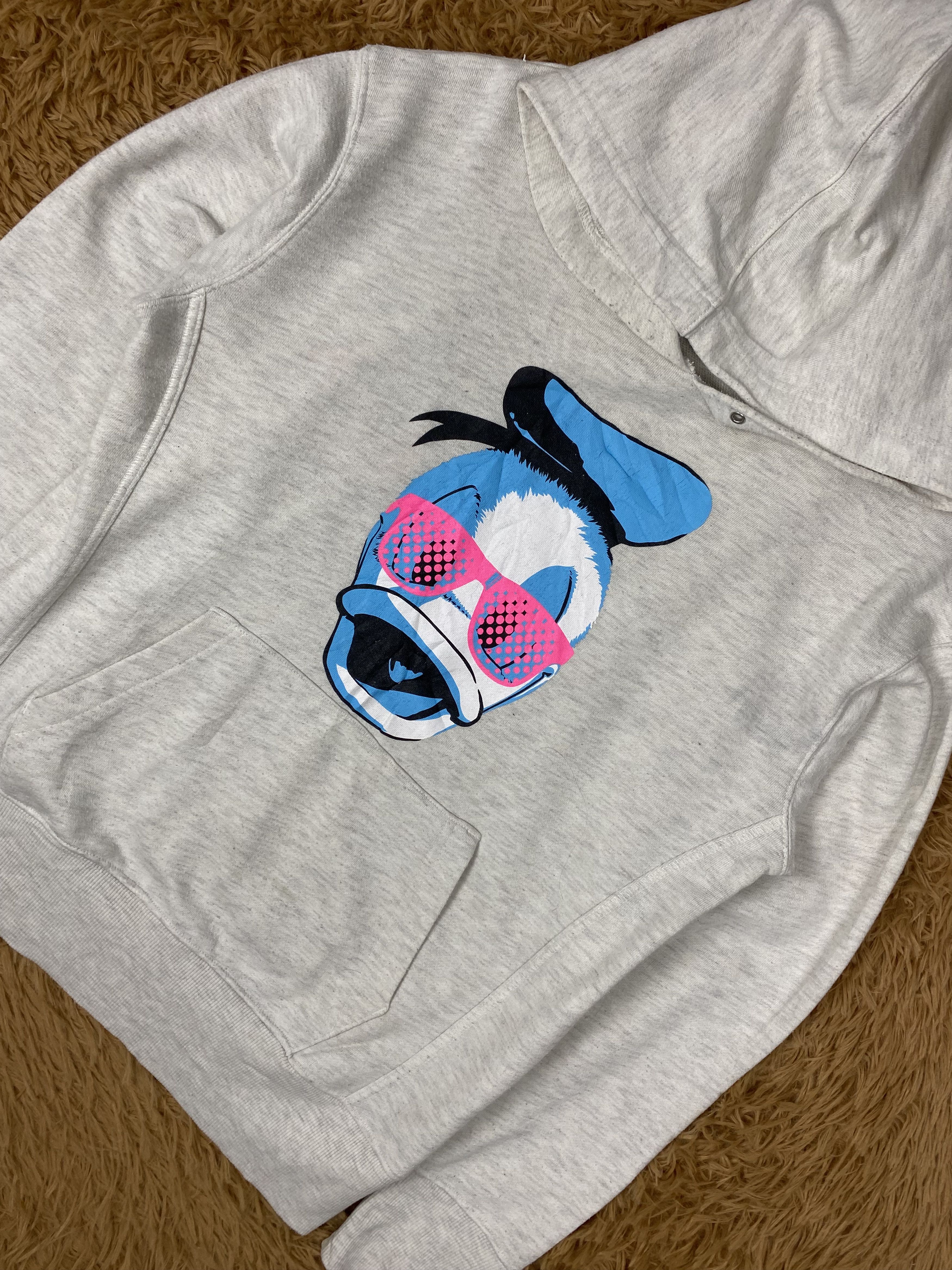 Disney Vintage Disney Donald Duck Pullover Hoodies PS0361 Size US M / EU 48-50 / 2 - 2 Thumbnail