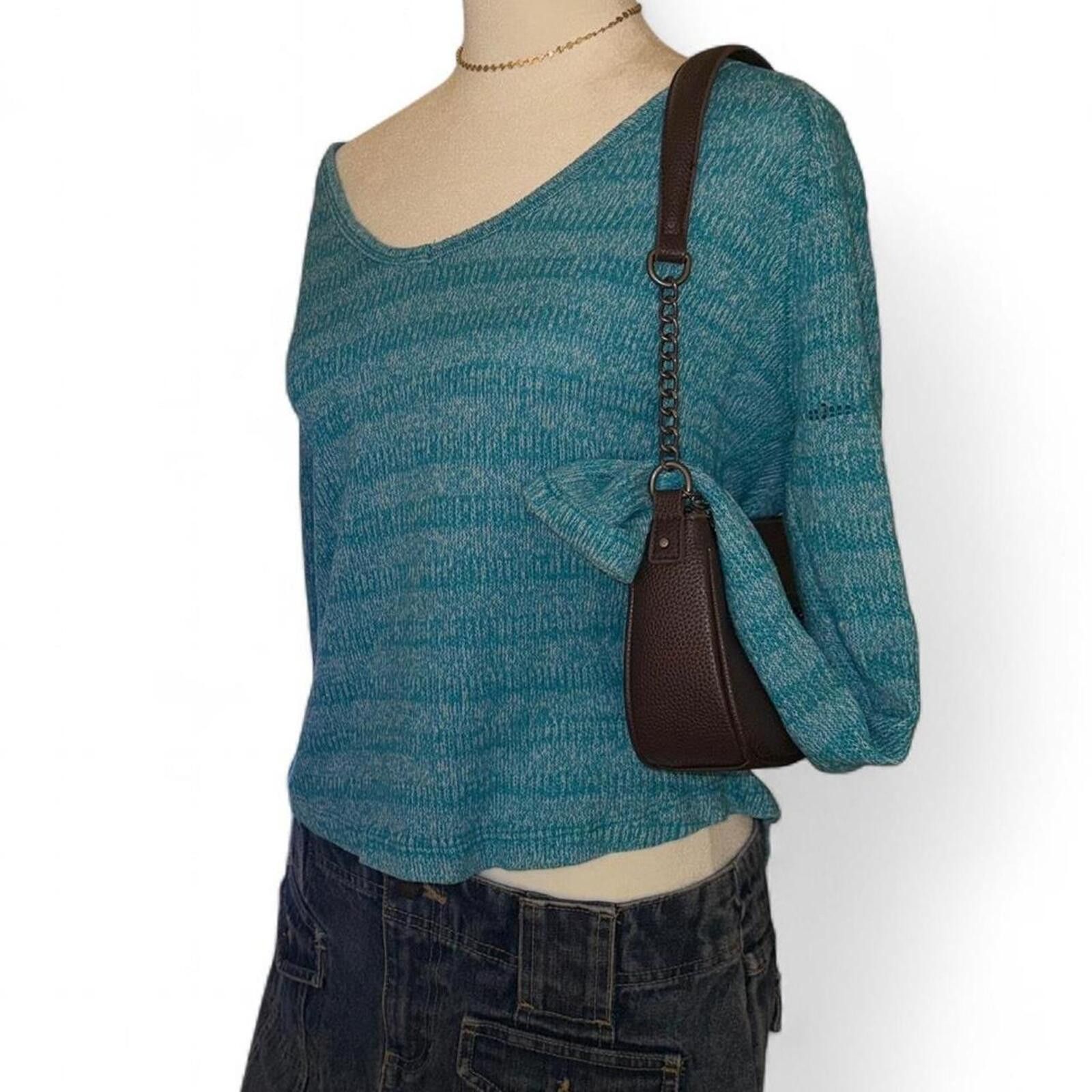 Aeropostale Vintage light blue Aeropostale sweater Size L / US 10 / IT 46 - 2 Thumbnail